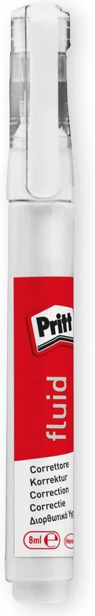 Pritt Correttore Pocket Pen, Micropunta Metallica, 2+2 Penne 8ml