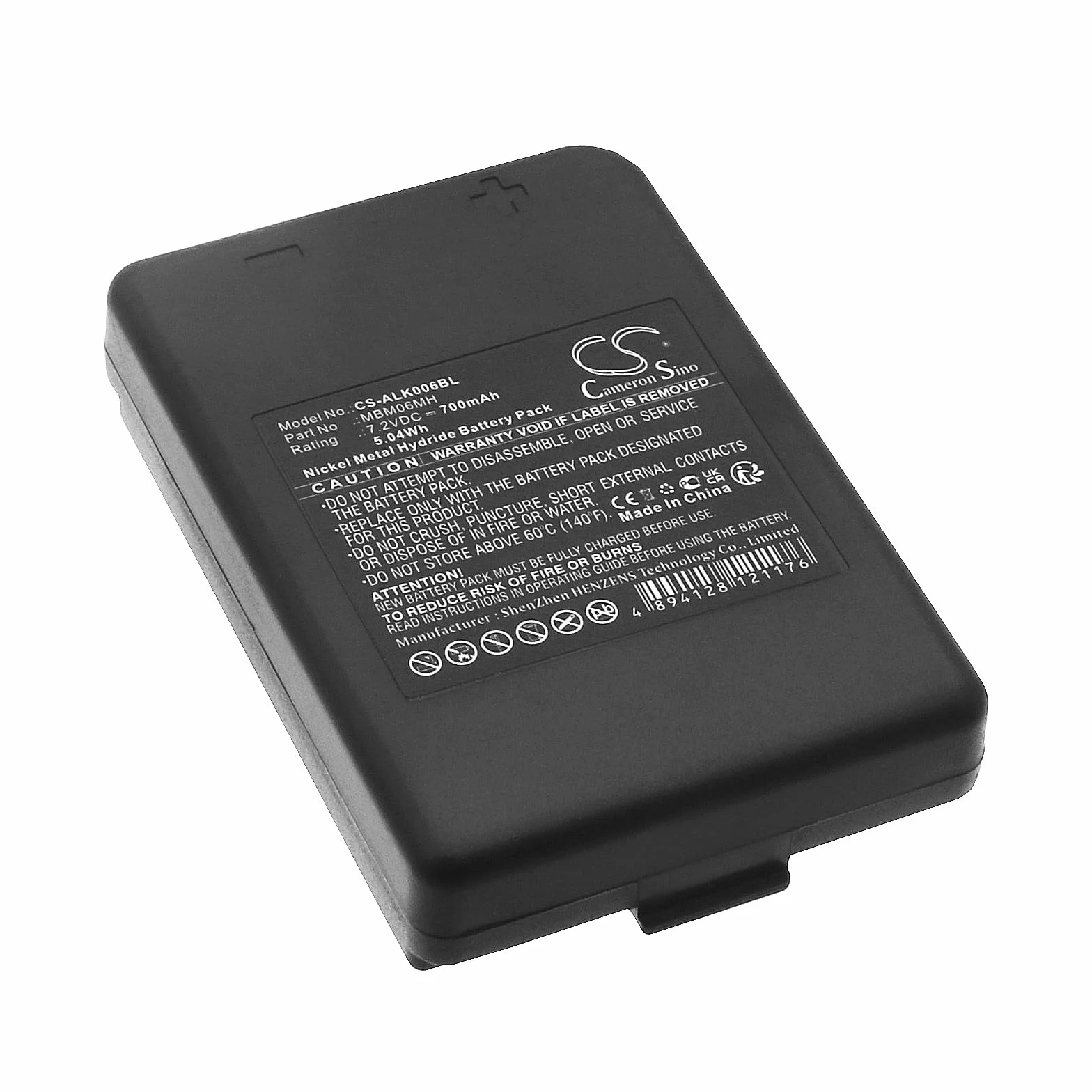 TECHTEK Batteria 700mAh compatibile con Autec E16 KTC, Sirio 42, Modular MJ, MK, DF, MJ04