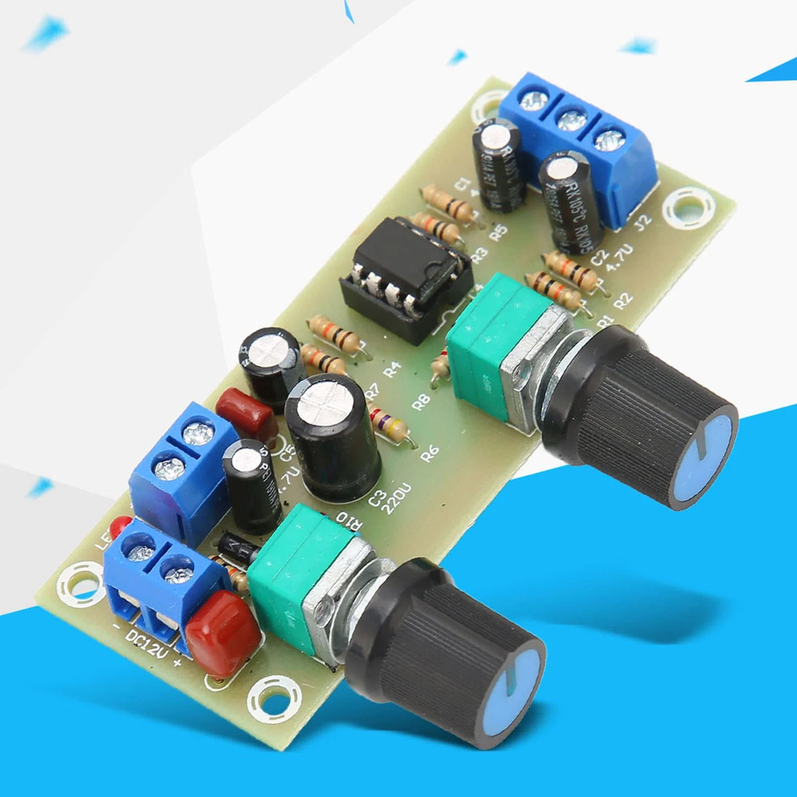 Scheda Preamplificatore Subwoofer Modulo Filtro Passa Basso per Sistemi Audio