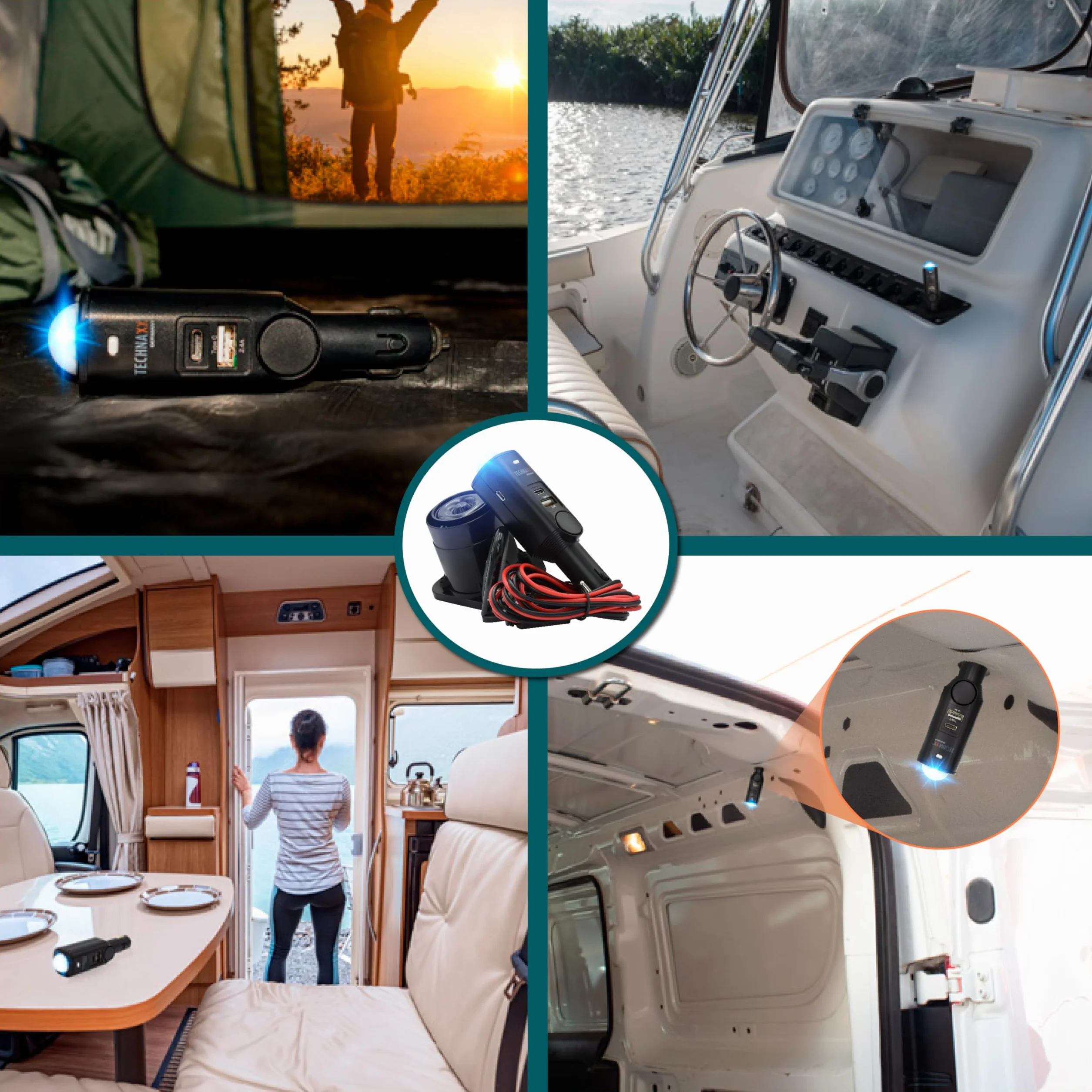 Technaxx Allarme auto con sensore di movimento PIR 105 dB – Sistema di sicurezza veicoli telecomando TX-168