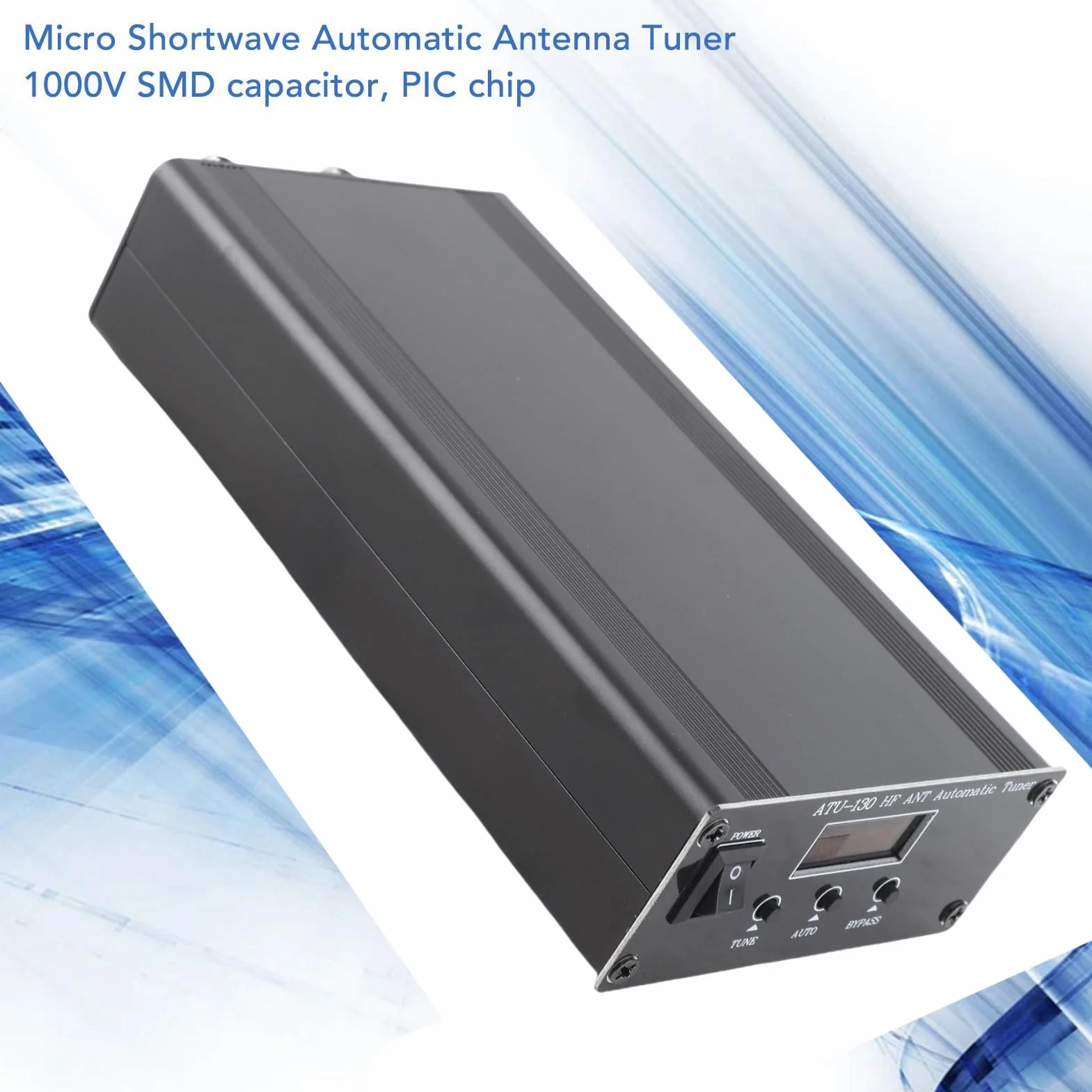 Sintonizzatore D'antenna Automatico ATU-130 1,8-50 MHz 200 W Display OLED 10-15 V CC