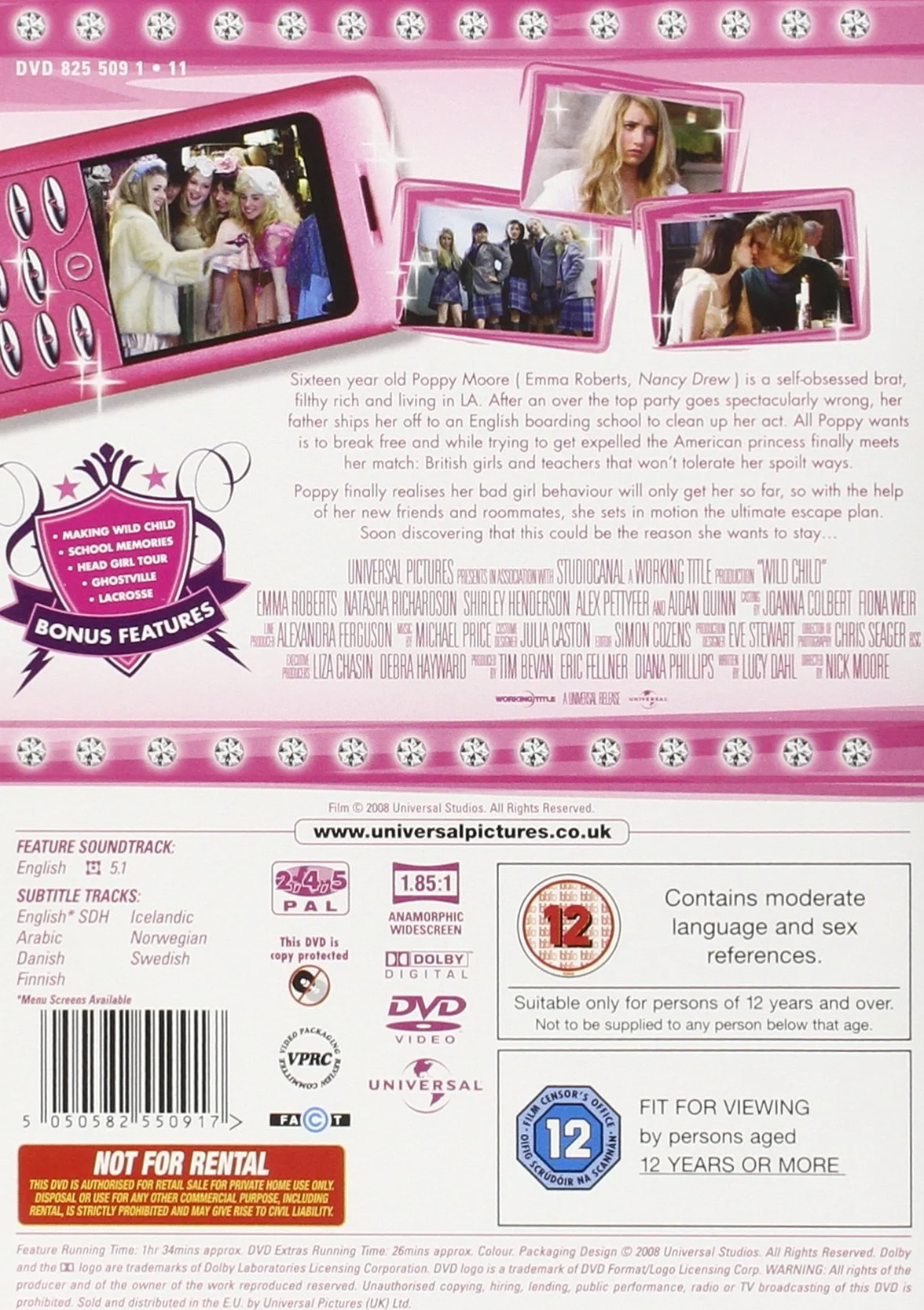 Wild Child [DVD] [Regno Unito]