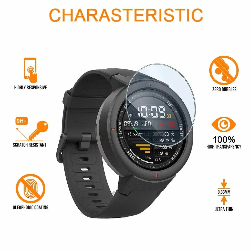 Pellicola salvaschermo Vetro temperato per Garmin Instinct 2X Solar 50MM, REY Pack 3X
