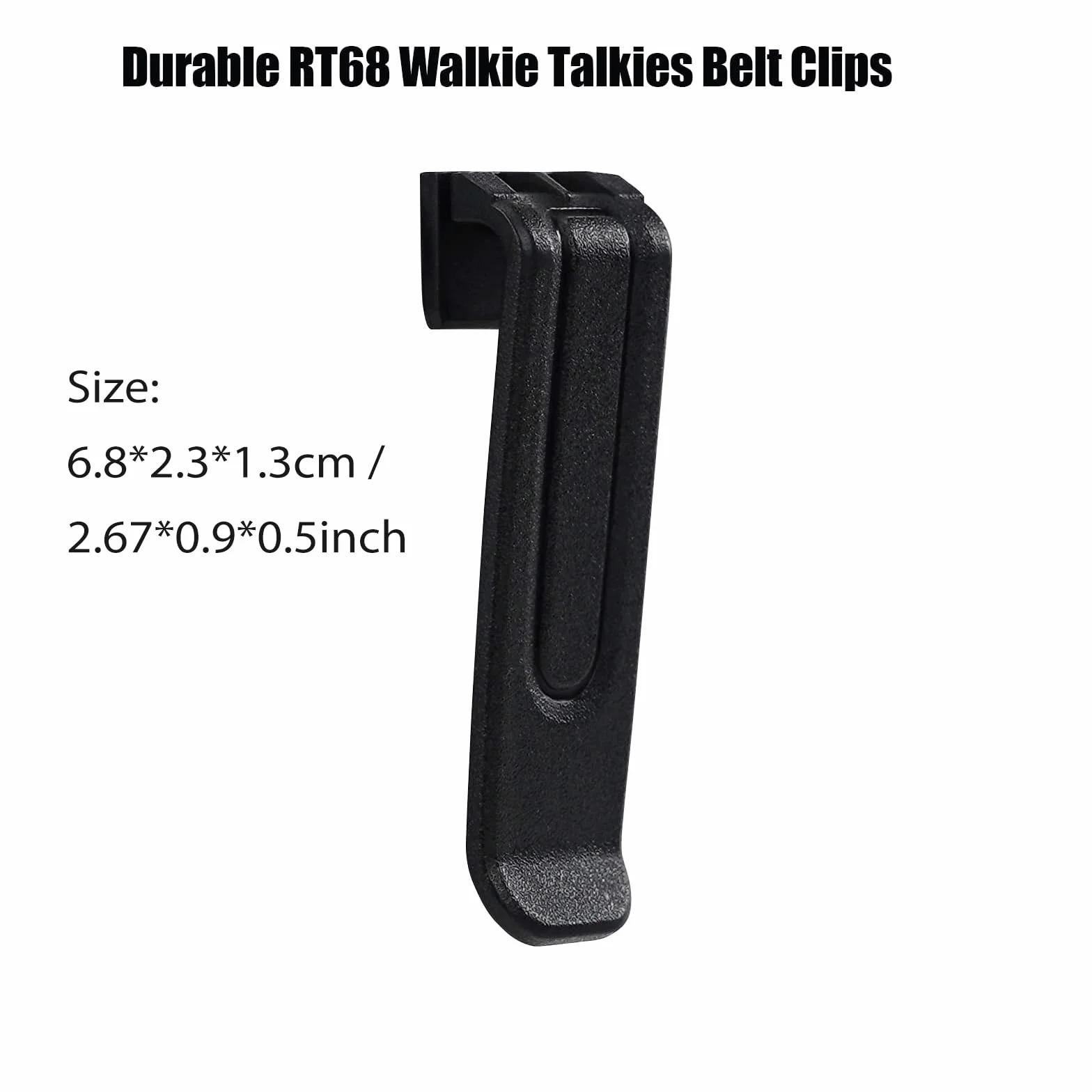 Retevis RT68 Clip per Cintura Walkie Talkie, Clip da Cintura per Radio Bidirezionali (4 Pezzi)