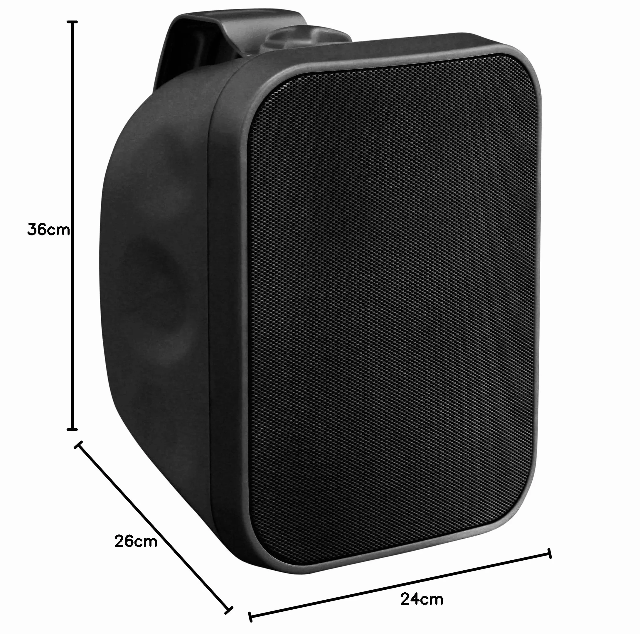 Pronomic OLS-5 BK Cassa DJ PA Outdoor 80W IP56 8 Ohm Woofer 5,25" Nera