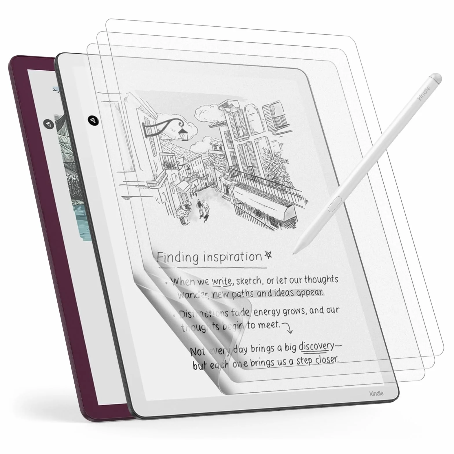MoKo 3 pellicole protettive effetto carta per Kindle Scribe 11" Colorsoft, 3ª gen. 2025, PET opaco