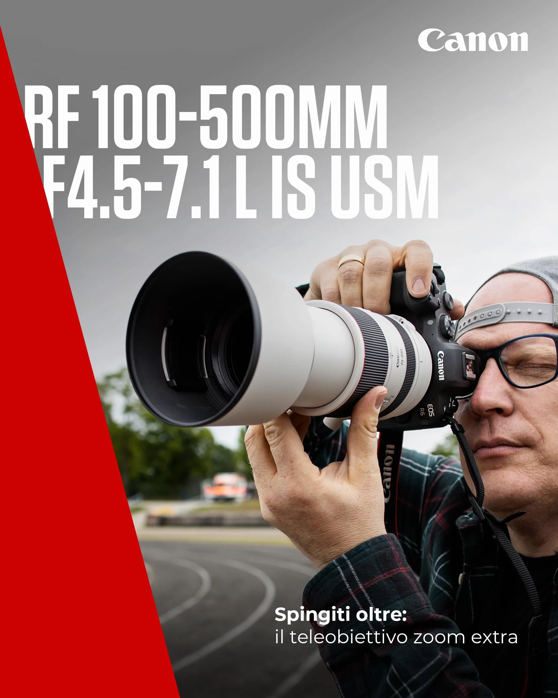 Canon RF 100-500mm F4.5-7.1L IS USM Obiettivo