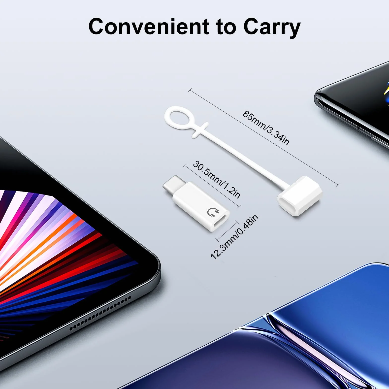 Adattatore Audio da USB C a Lightning, Convertitore HiFi per Cuffie, compatibile con iPhone/iPad Pro/Air/MacBook