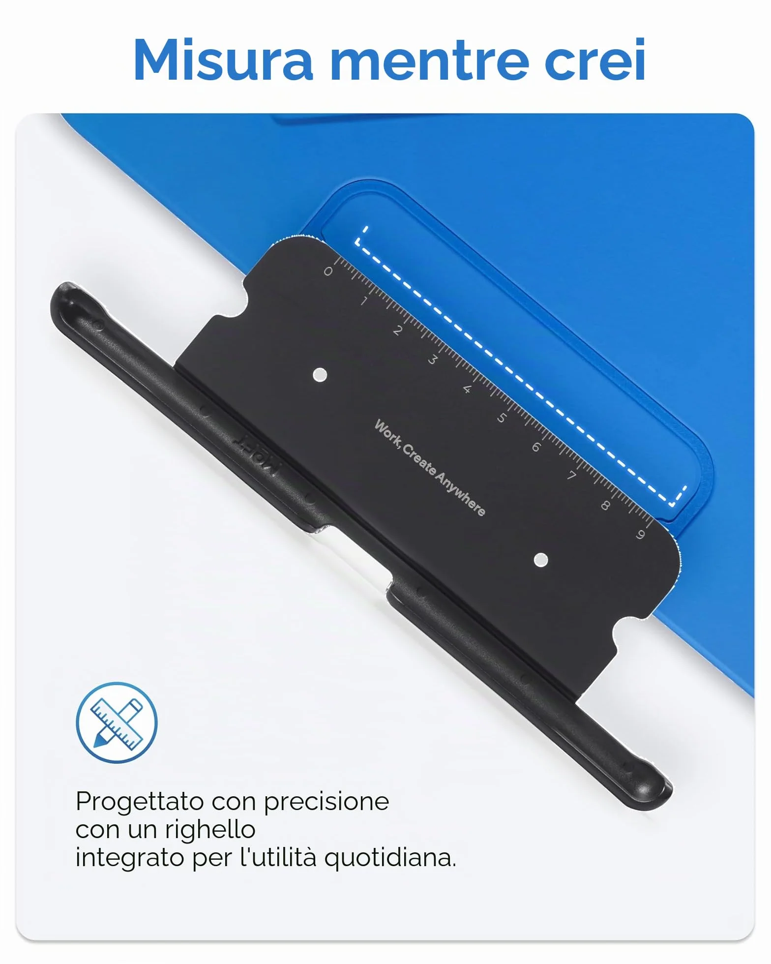 MOFT Porta-Penna custodia USB-C compatibile Apple Pencil Pro 2ª generazione Apple Smart Folio Magic Keyboard