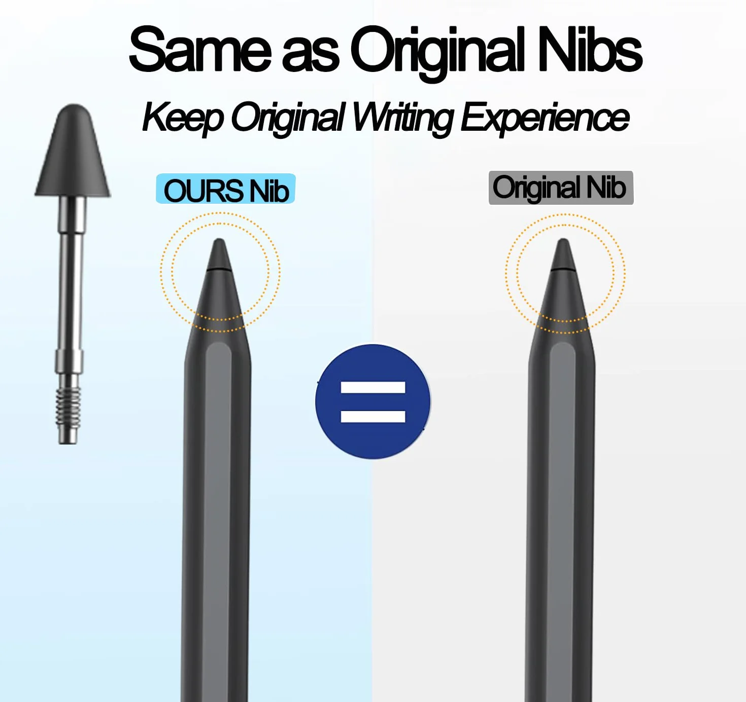 Punte di Ricambio Originali per Lenovo Tab Pen Plus/Pro 5 Pezzi Nero