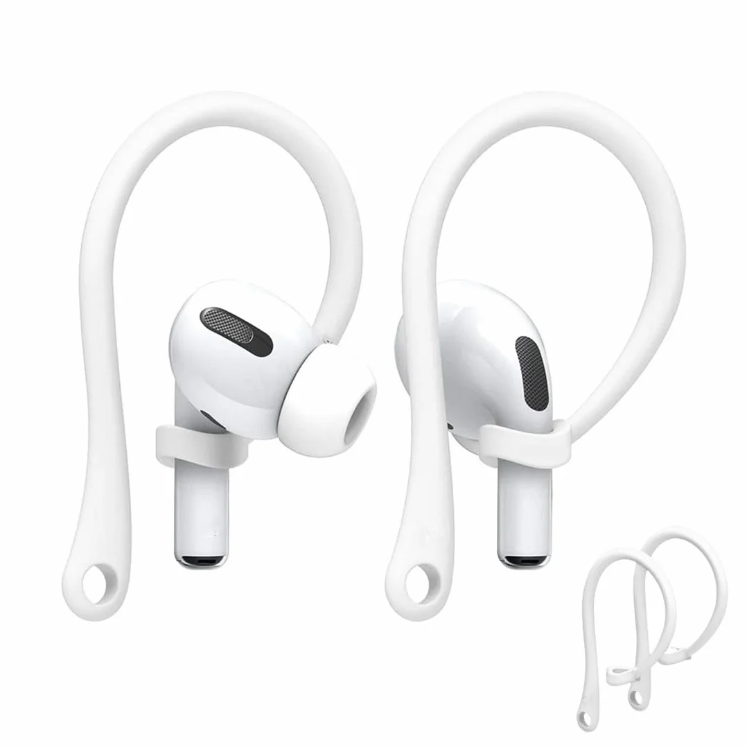Ganci auricolari sportivi bianchi per cuffie Bluetooth, accessori per corsa e sport
