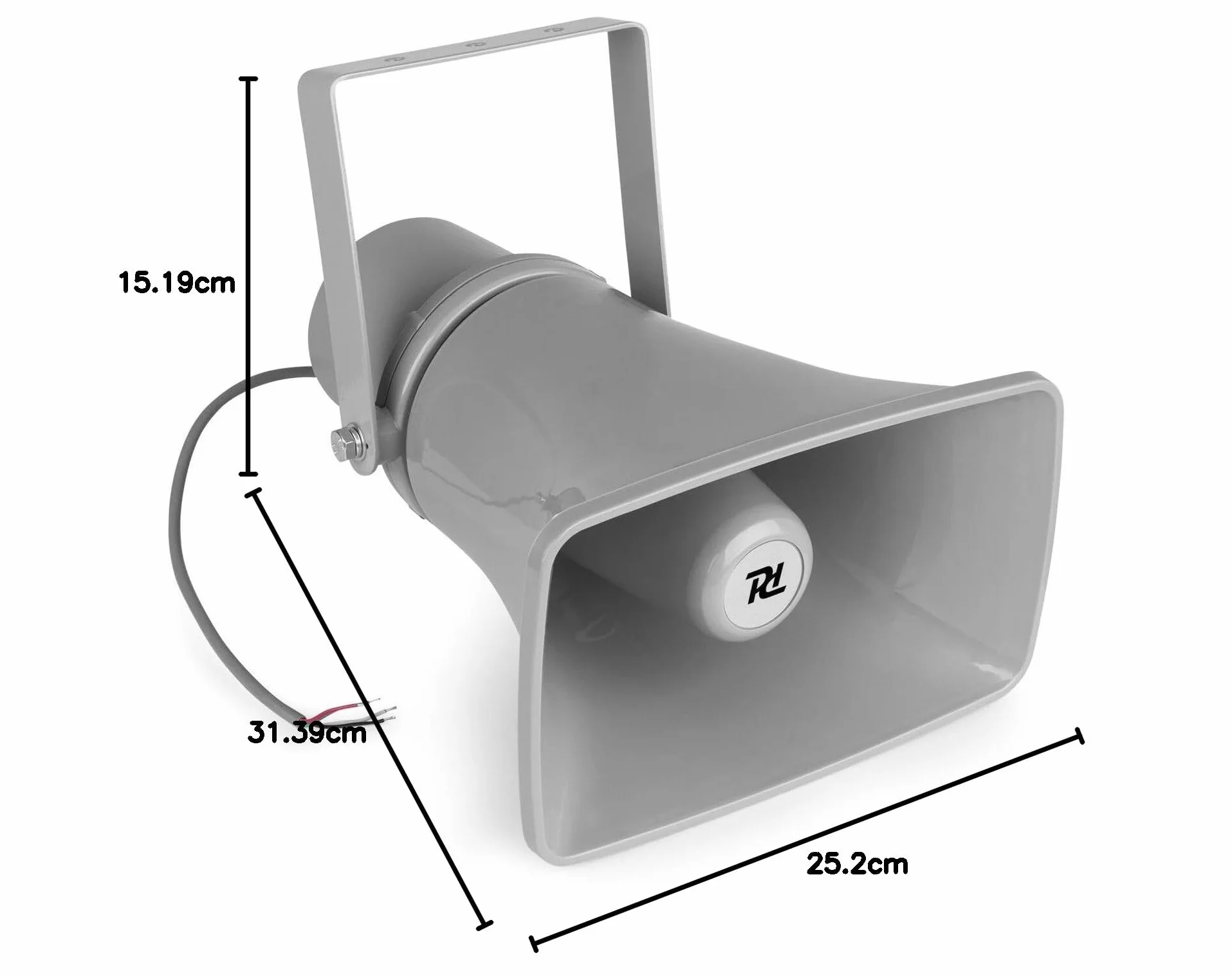 Power Dynamics HS20 Altoparlante a padiglione 100 V con staffa di montaggio
