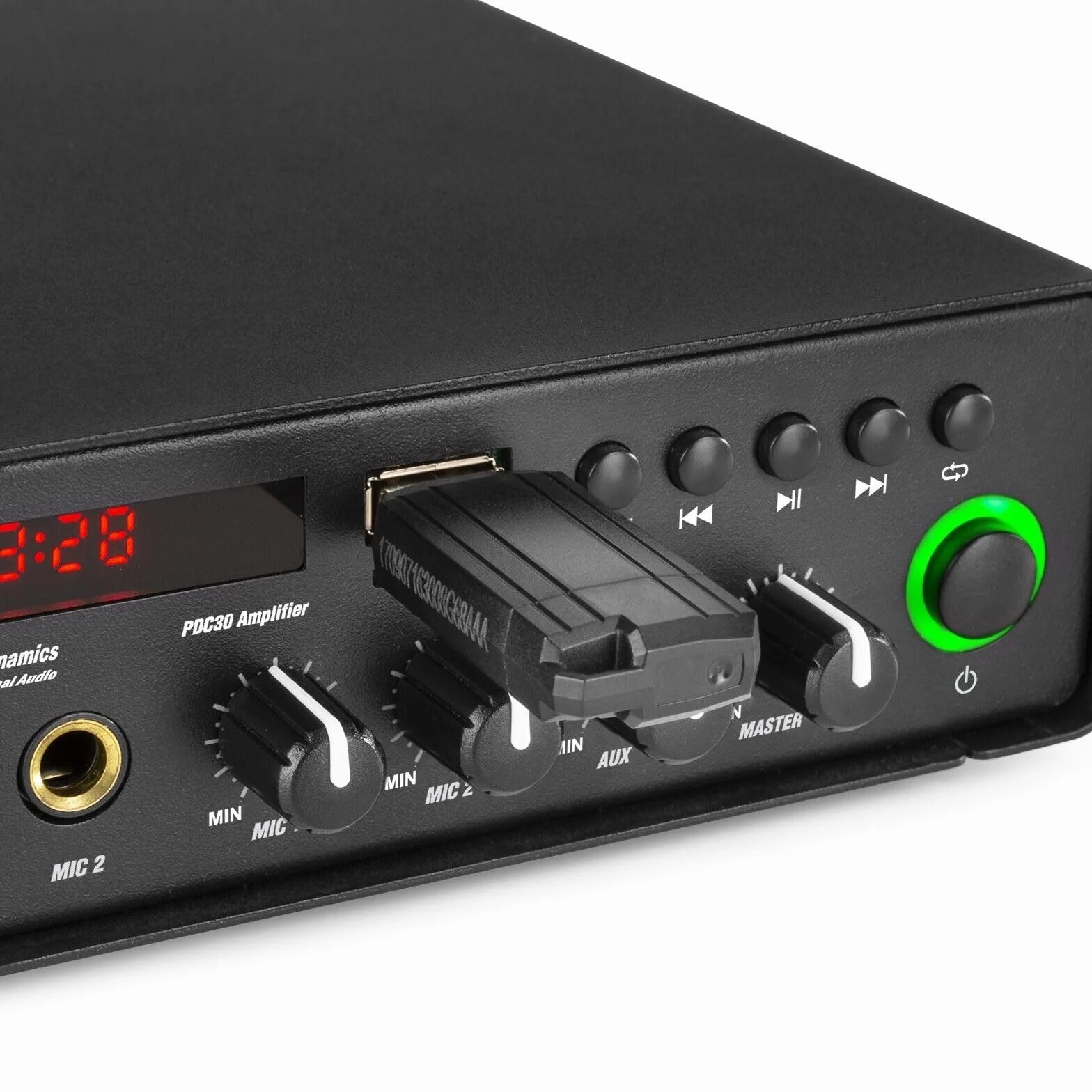 Kit Audio Megafono Filodiffusione all'Aperto 12V 220V 2 Altoparlanti Amplificatore Bluetooth per Esterno