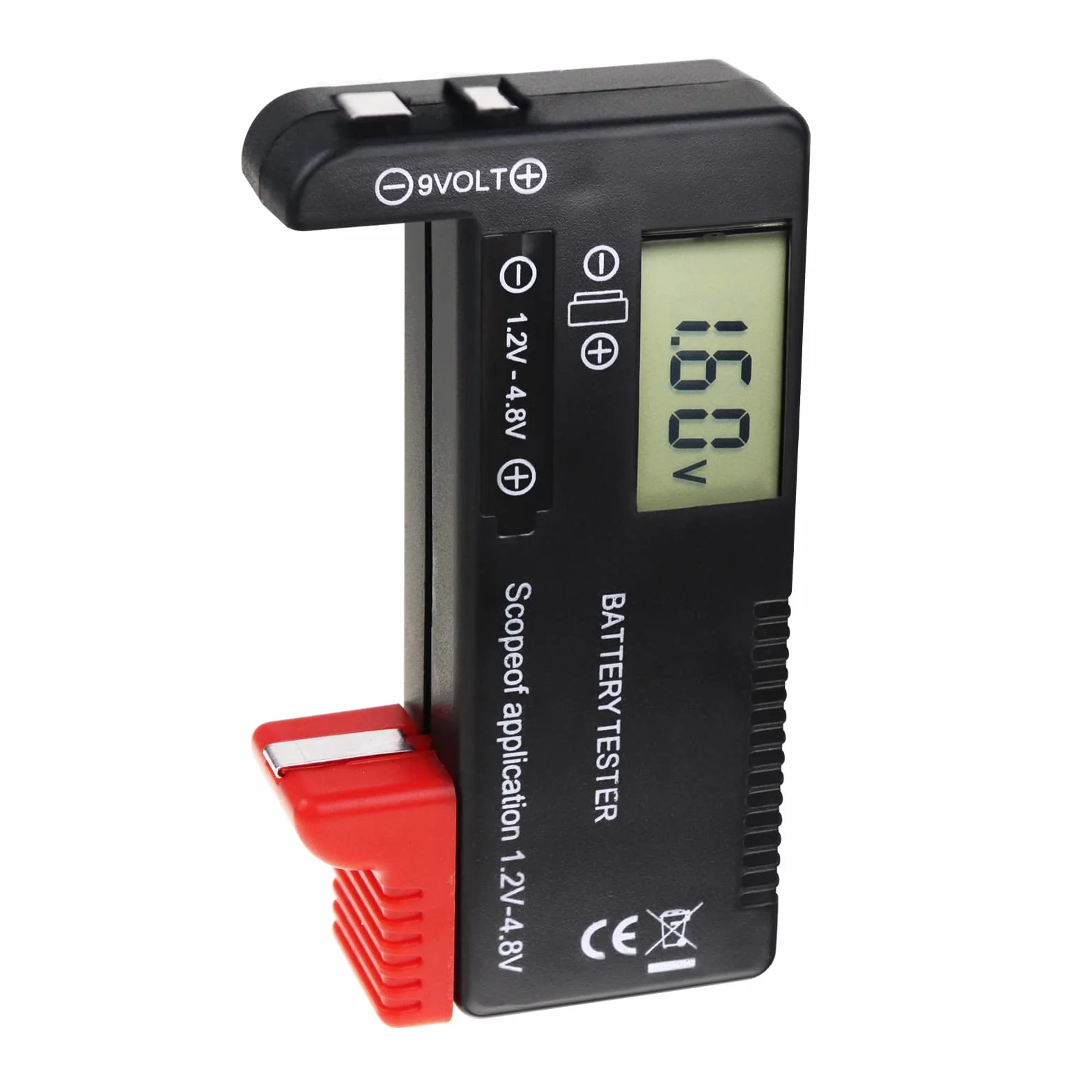 Digitale Batteria Tester Universale per AA/AAA/C/D/9V/1.5V Batterie a Bottone