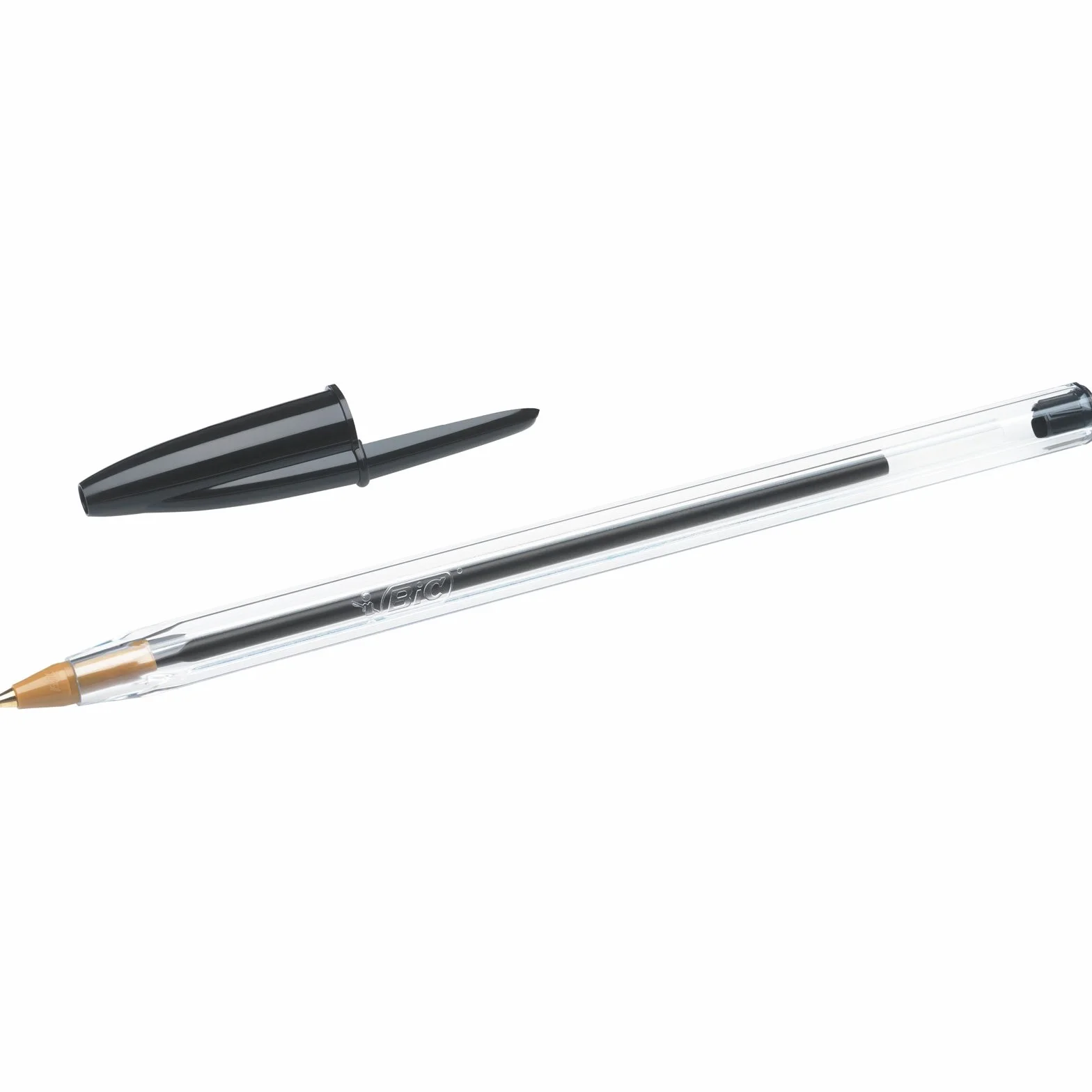Bic Cristal Original Punta Media 1 mm Penne Colore Nero Confezione 100