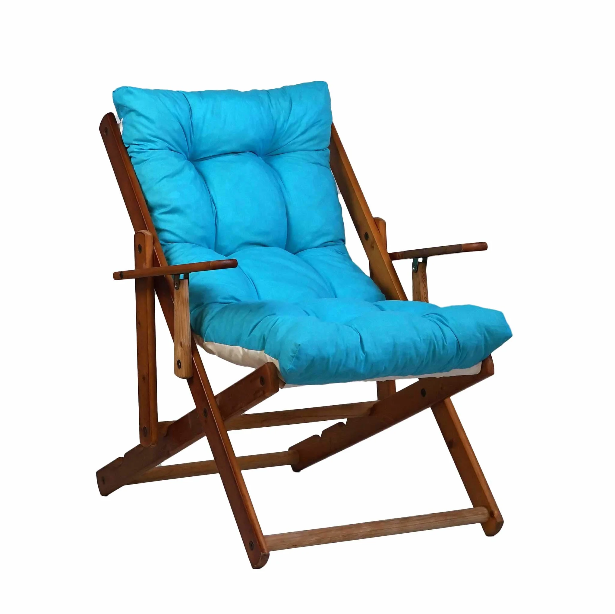 TECNOWEB Cuscino imbottito per Poltrona Sdraio Relax (115x55x21cm) - 100% Made in Italy - Ricambio Ideale per Interni ed Esterni (Giardini, Cortili, terrazzi) - Disponibili Diversi Colori