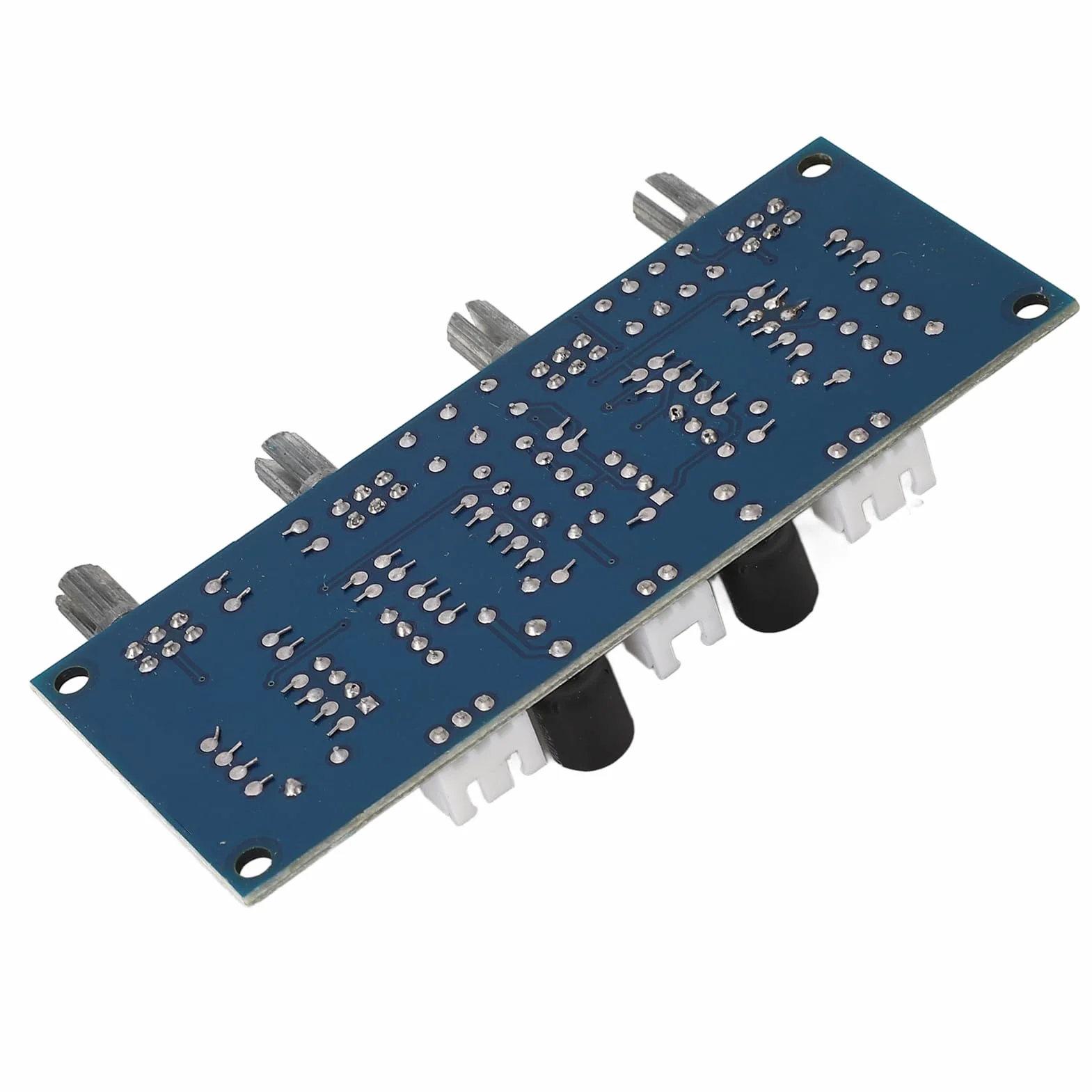 Preamplificatore a Doppio Canale NE5532 Regolazione Bassi Medio-Alti DC 12V-24V