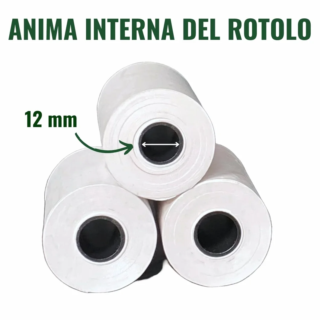 Carta Termica POS 57x16mt 20 Rotoli BPA free 57x35x12