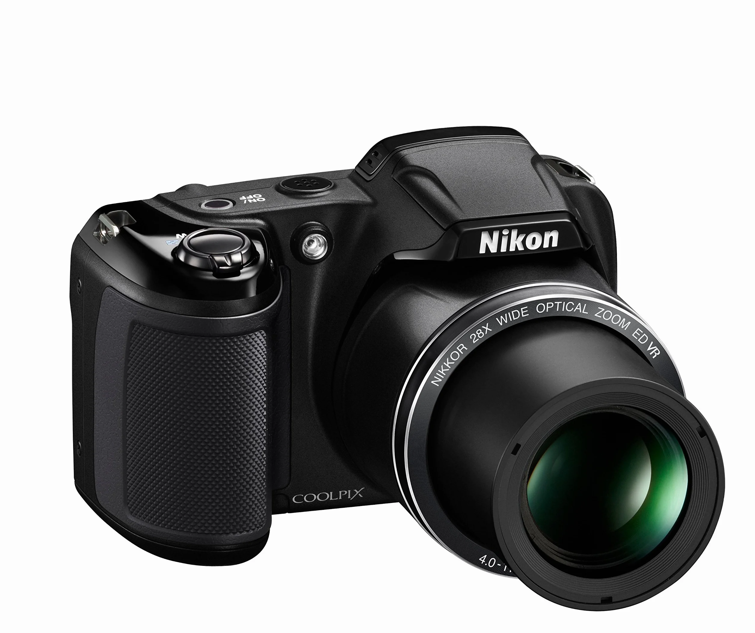 Nikon Coolpix L340 Fotocamera Digitale Compatta 20 Megapixel Zoom 28x LCD 3in HD Nero Ricondizionato