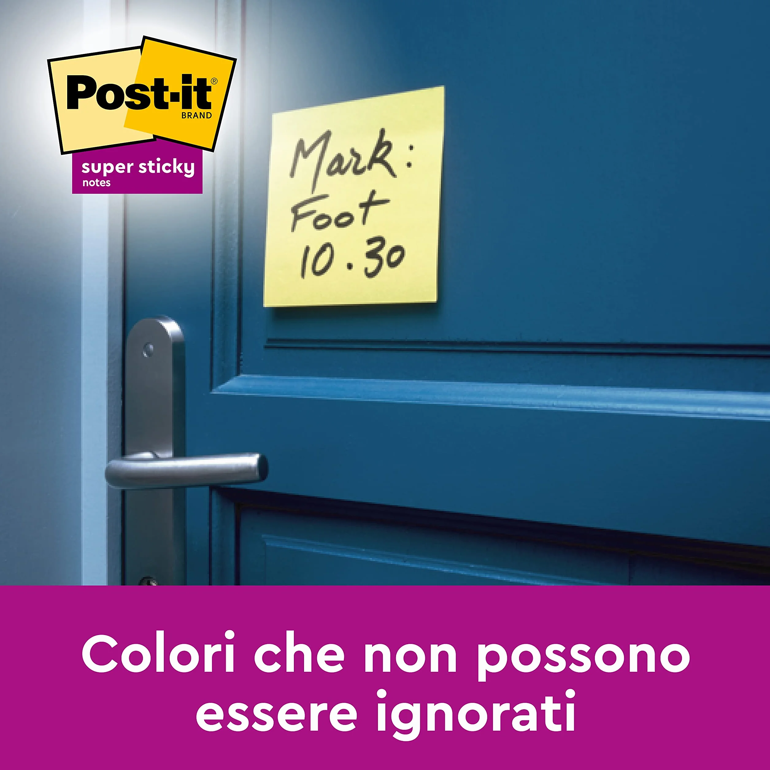 Post-It Foglietti Adesivi Super Sticky Canary Yellow 90 foglietti Giallo