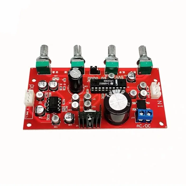 NE5532 LM1036 Tone Preamplifier Board Audio Preamp Balance Equalizer