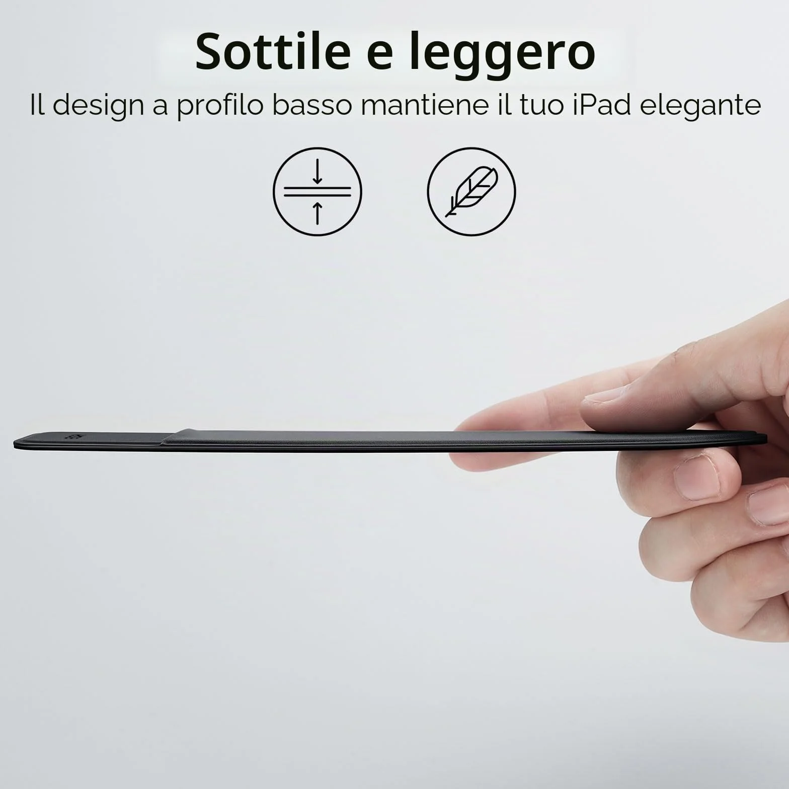 ESR Cover per Apple Pencil 1° e 2° Generazione, Tasca Protettiva Elastica, Manica Adesiva per Penna Capacitiva - Nero