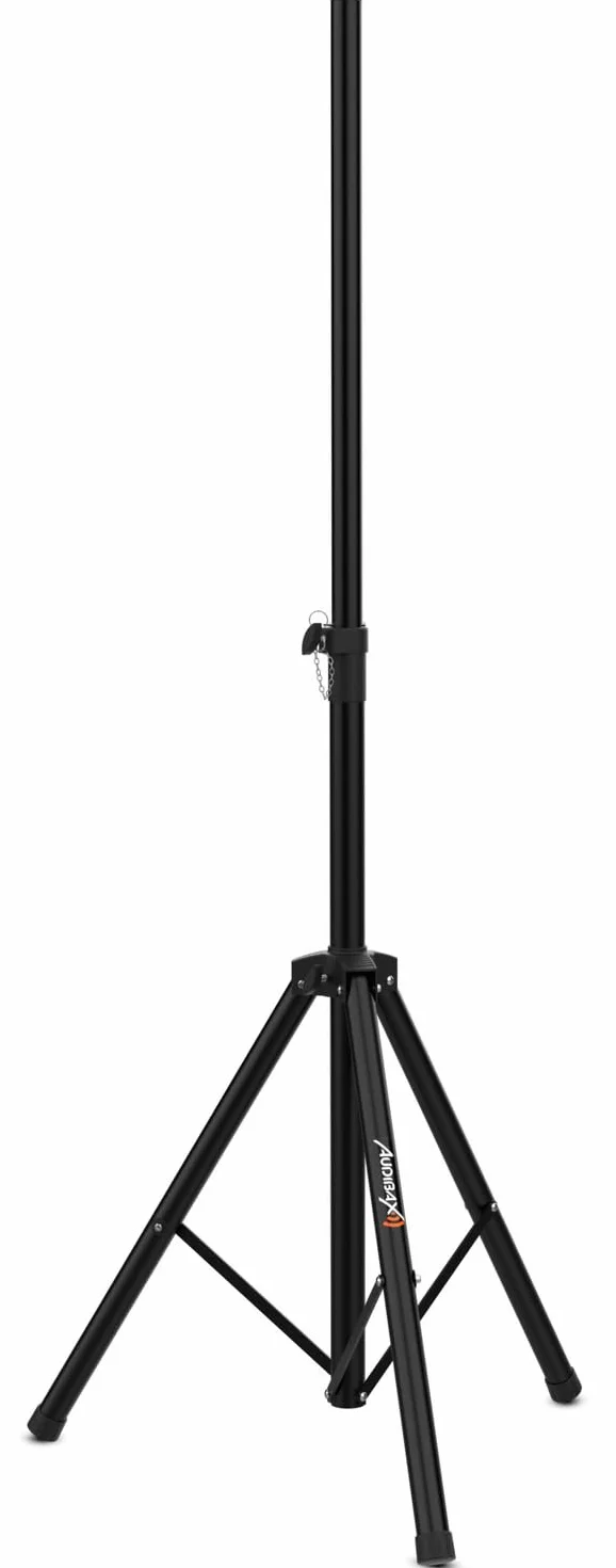 Audibax Neo 121 Supporto per Altoparlanti Professionale Treppiede Pieghevole Altezza Regolabile 67-115 cm Peso Massimo 40 kg