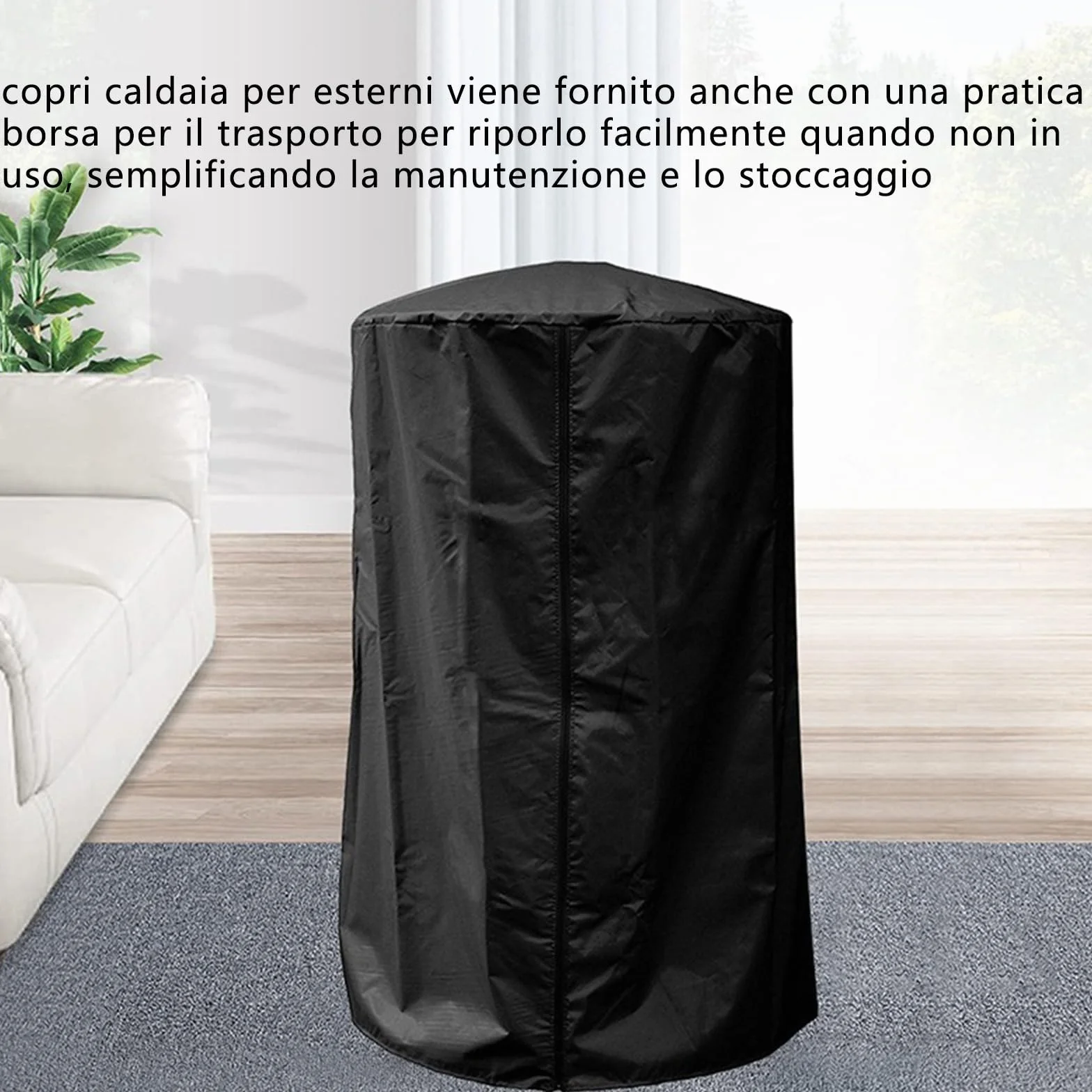 2pcs Copertura Antipolvere Impermeabile e Resistente al Sole, Copri Caldaia per Esterni, copricaldaia da Esterno coibentato, copricaldaia da Esterno,Copri Caldaia per Esterni