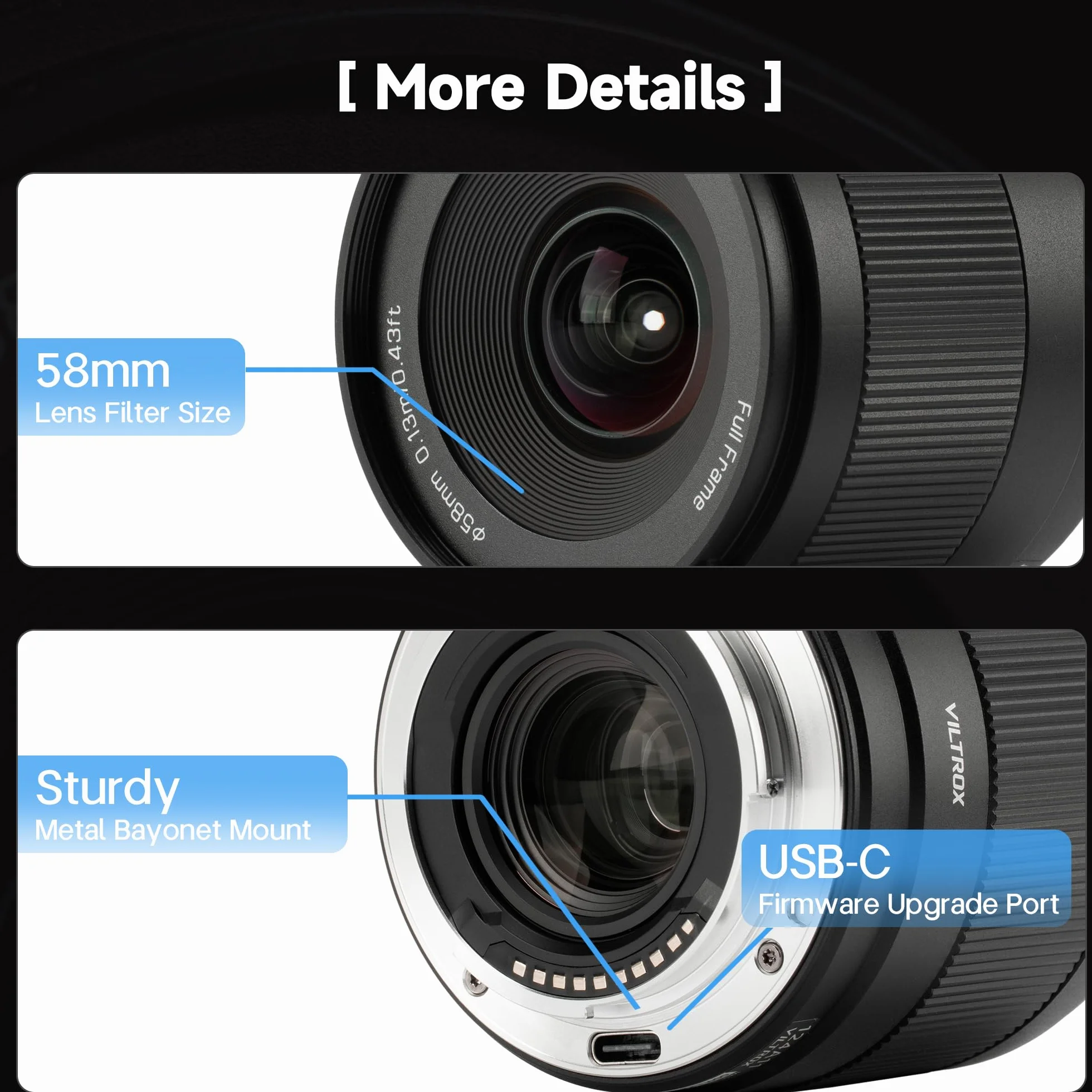 VILTROX AF 14 mm F4.0 Obiettivo ultra grandangolare full frame autofocus per Sony FE