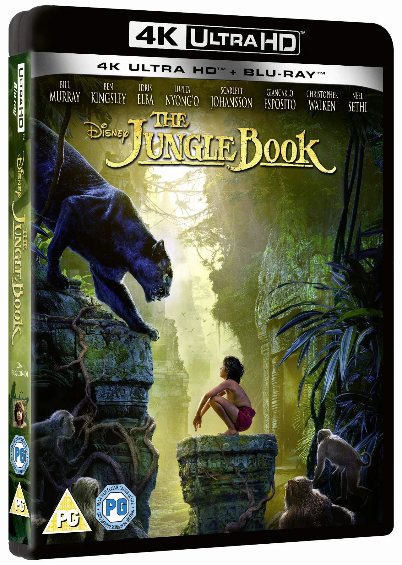 Disney's The Jungle Book 4K Ultra-HD Blu-ray 2020 Edizione Regno Unito