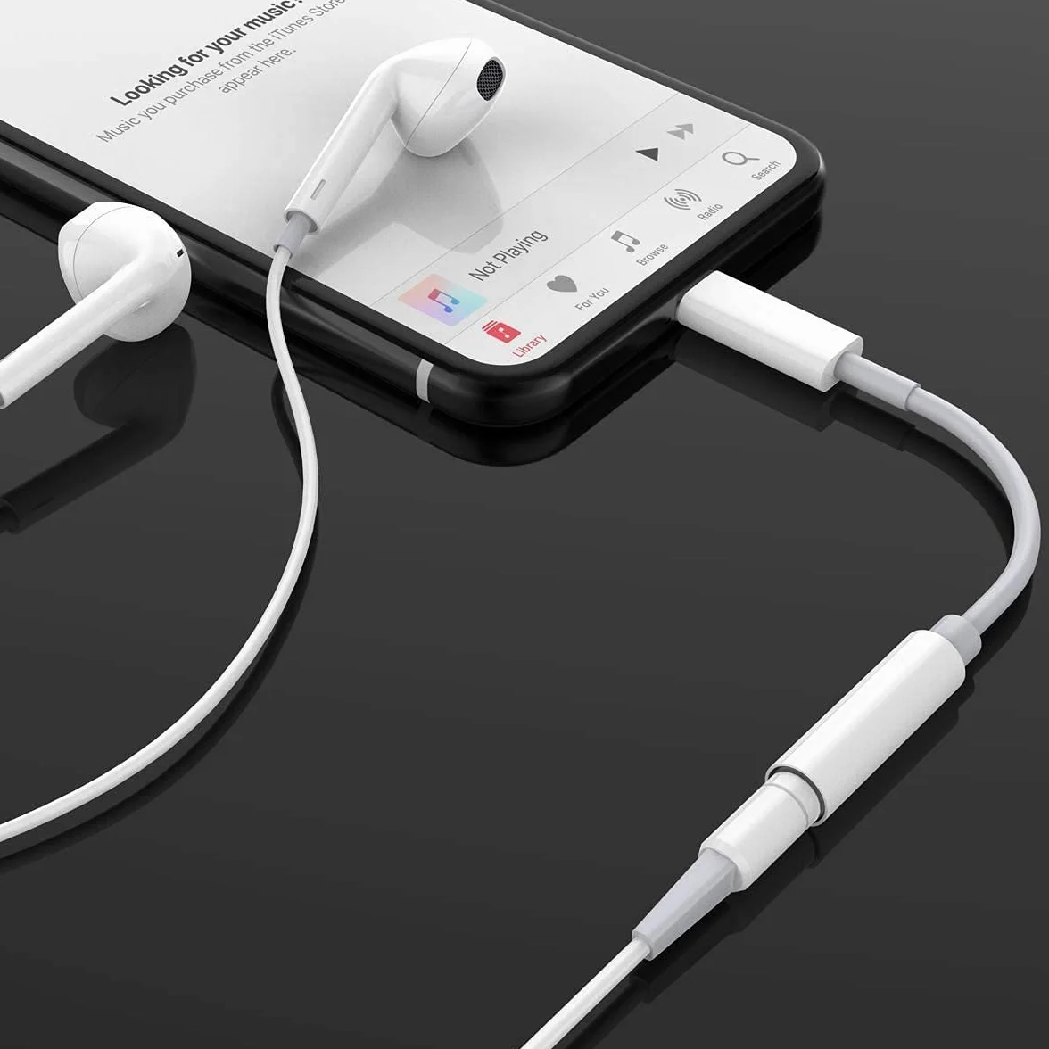 Apple MFi Certificato Adattatore Cuffie iPhone Lightning a 3,5 mm Jack AUX Audio