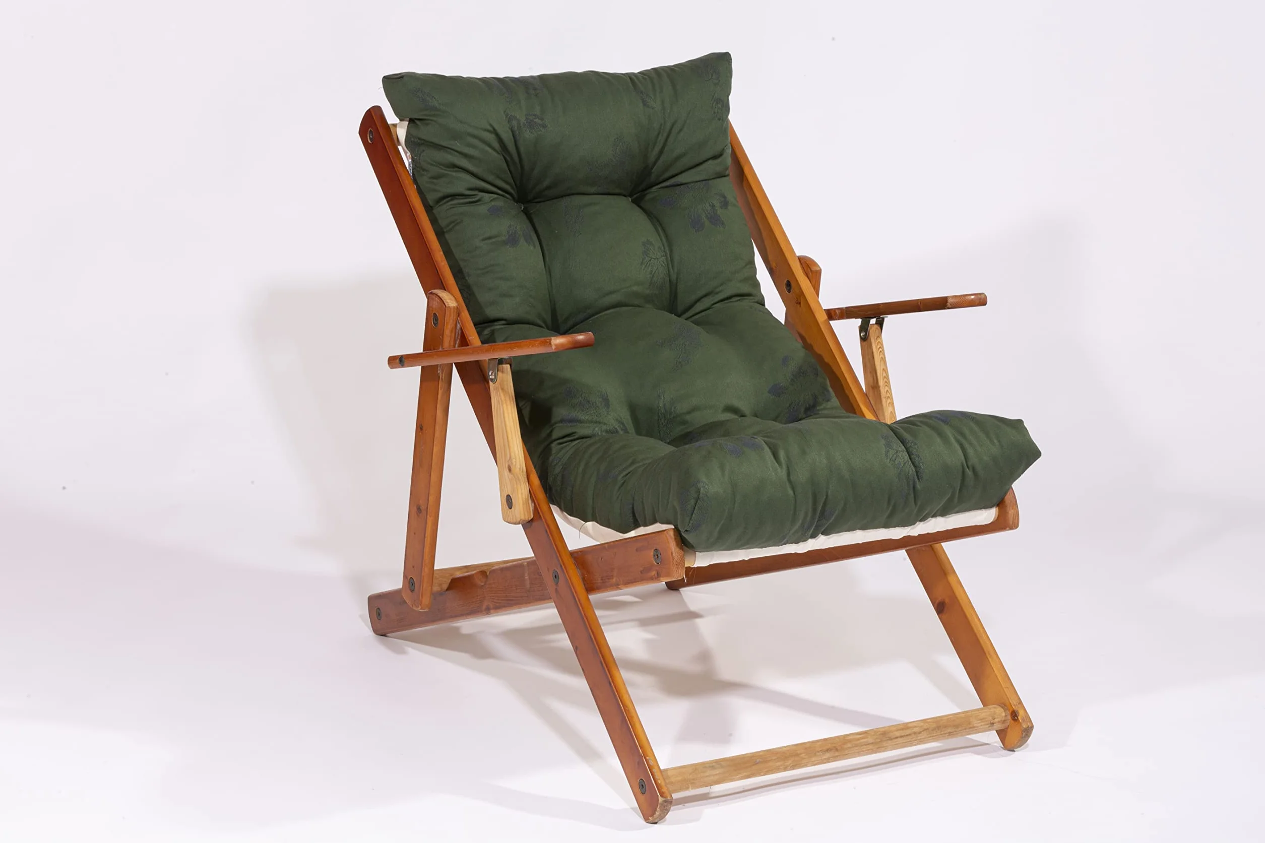 TECNOCUCI Cuscino Imbottito per Poltrona Sdraio Relax (115x55) - 100% Made in Italy - Ricambio Ideale per Interni ed Esterni (Giardini, Cortili, terrazzi) - Disponibili Diversi Colori