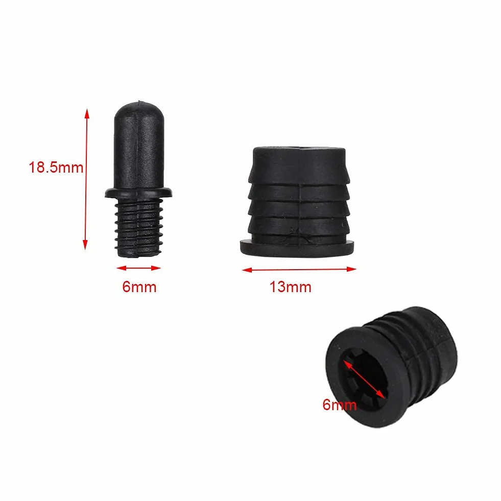 Plastica antipolvere Kit pioli griglia altoparlanti 10 paia Fibbie Chiusure bottone pressione