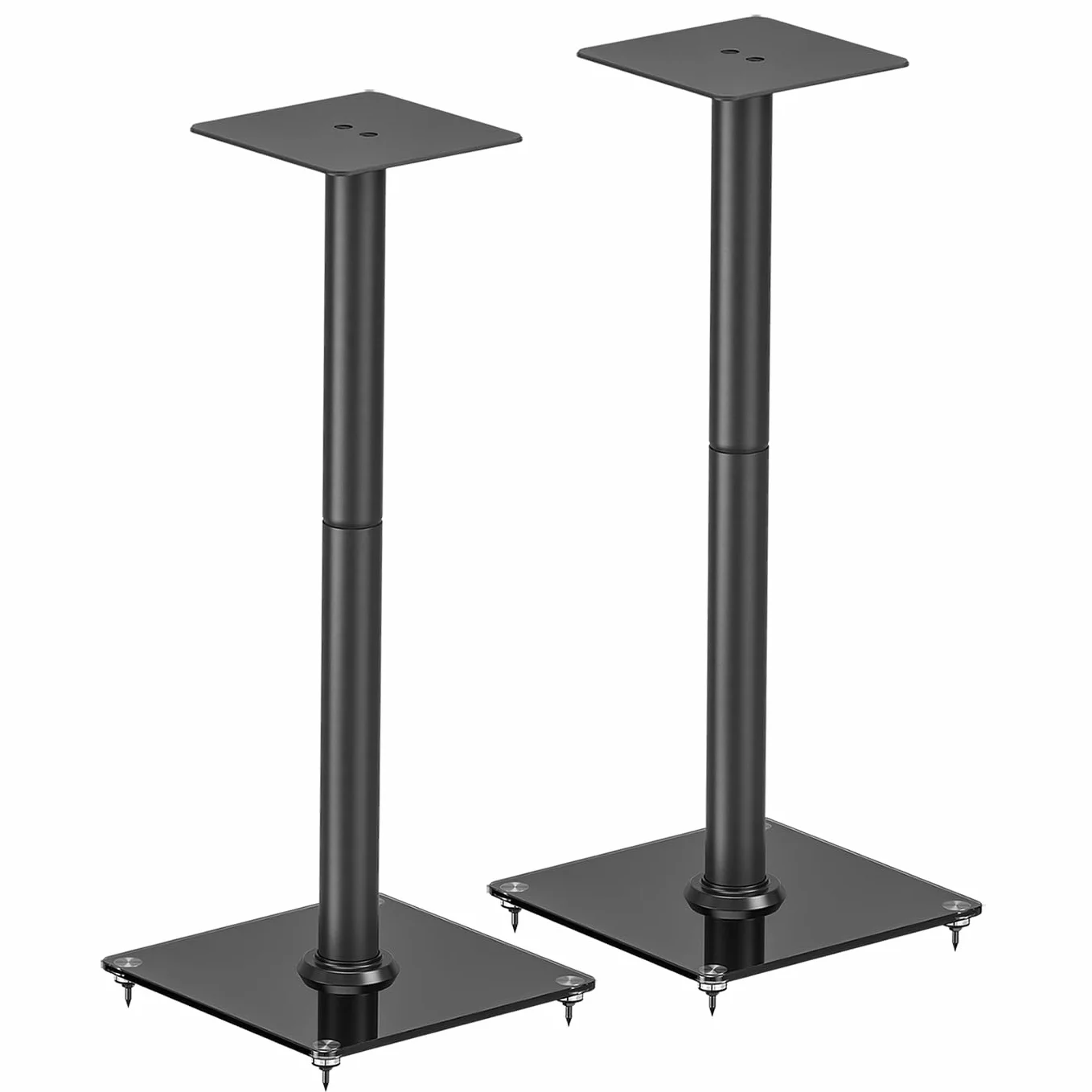 Set di 2 supporti per altoparlanti HS35L portata 25 kg con tappetino anti-vibrazione