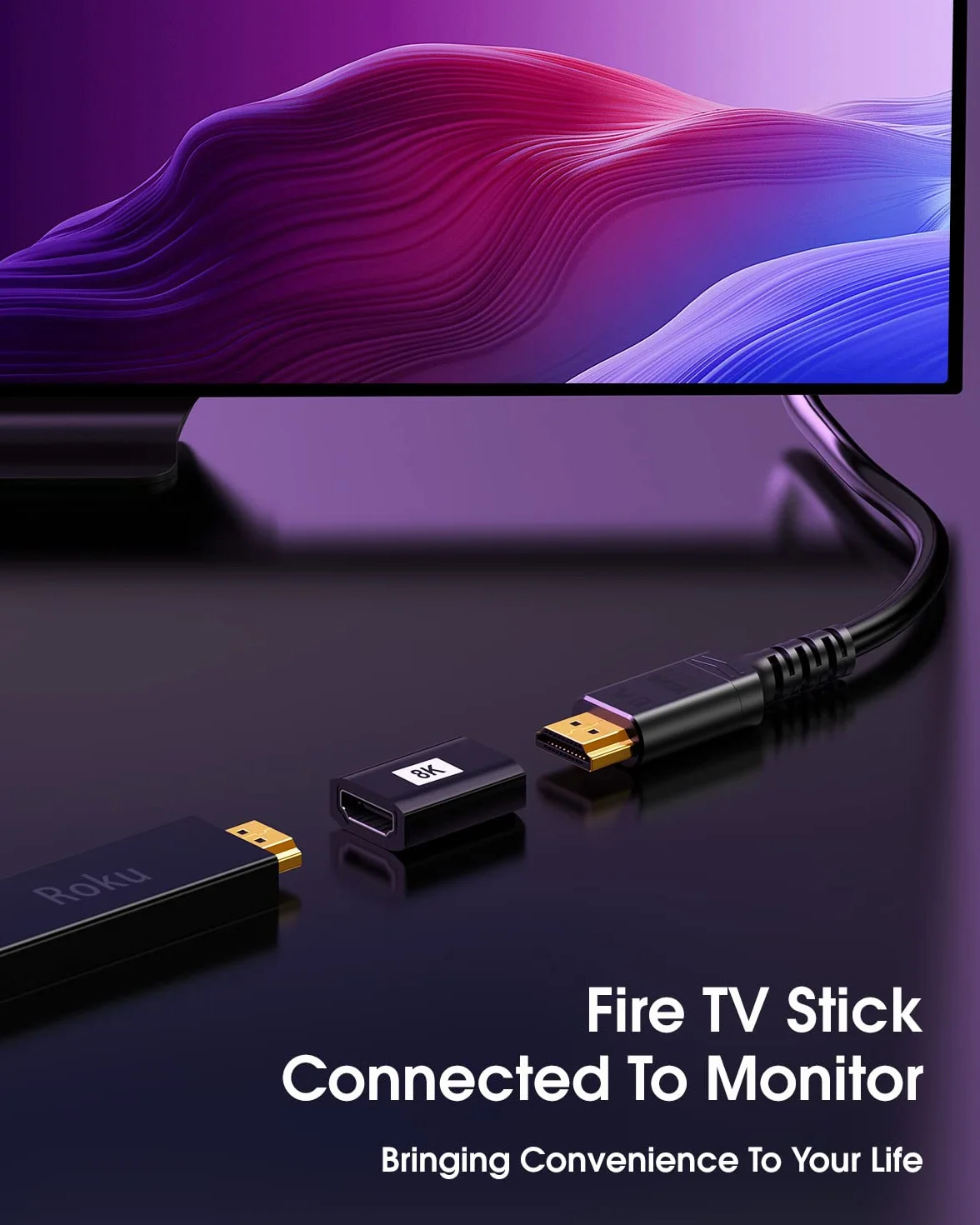 ANDTOBO Adattatore HDMI 8K 2.1 Femmina Femmina Prolunga 8K/4K@60Hz UHD eARC 2 Pezzi