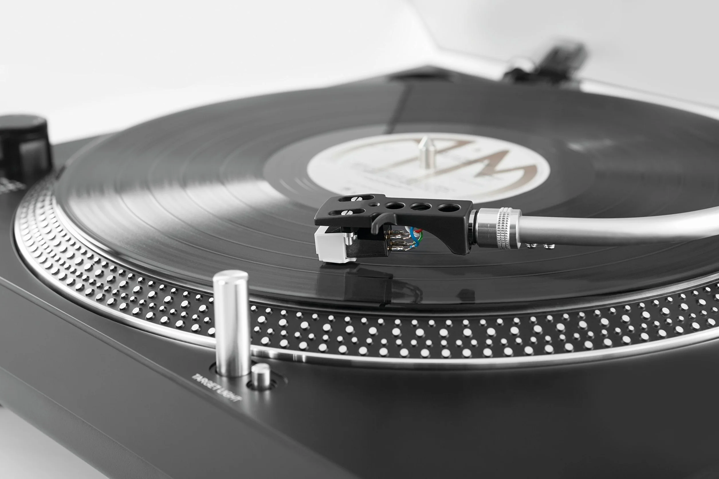 TechniSat TECHNIPLAYER LP 300 Giradischi professionale USB per DJ con funzione scratch, velocità 33/45 giri/min, azionamento diretto, nero