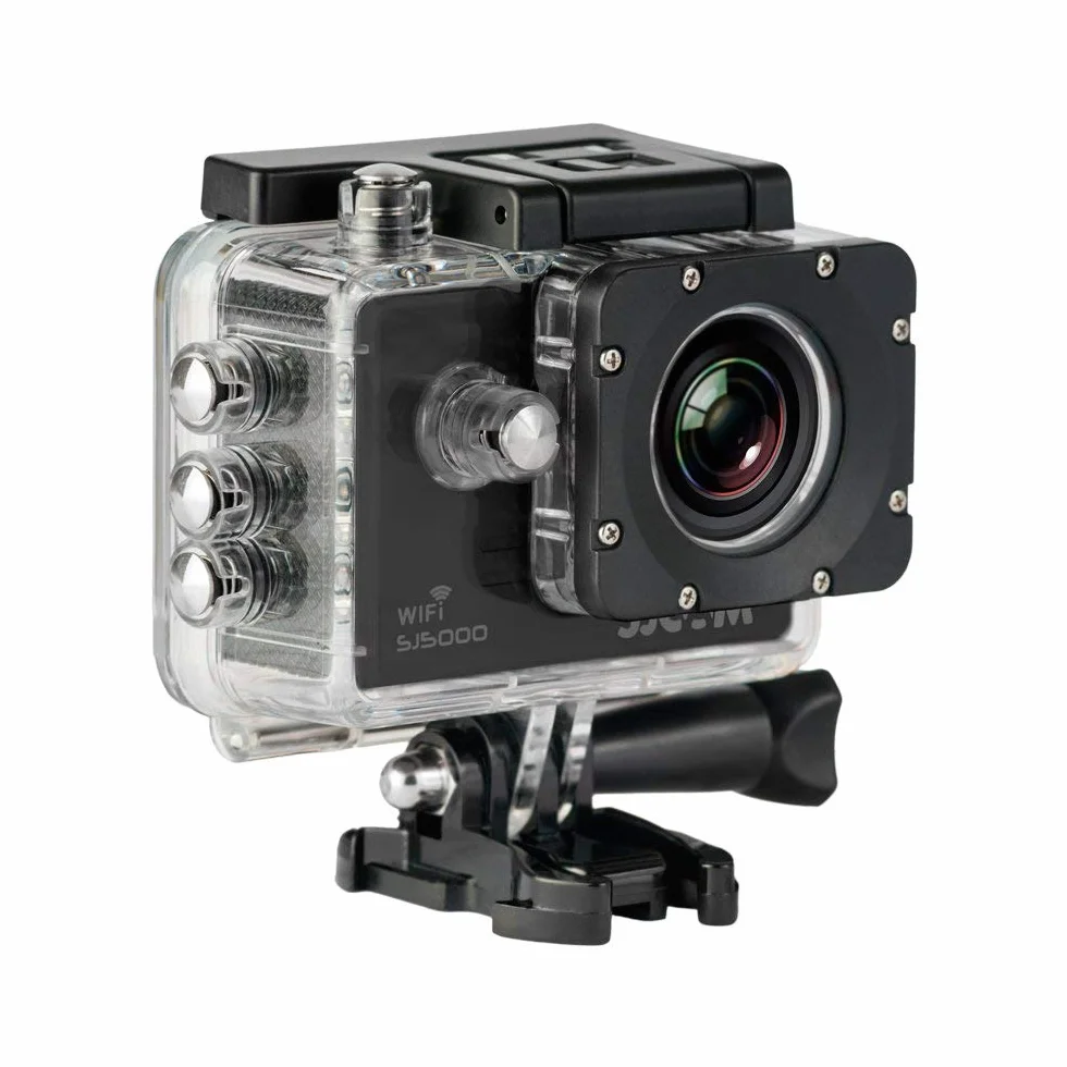 SJCAM SJ5000 Videocamera sportiva WiFi LCD 2.0in 1080p 30fps impermeabile 30m nero ricondizionato