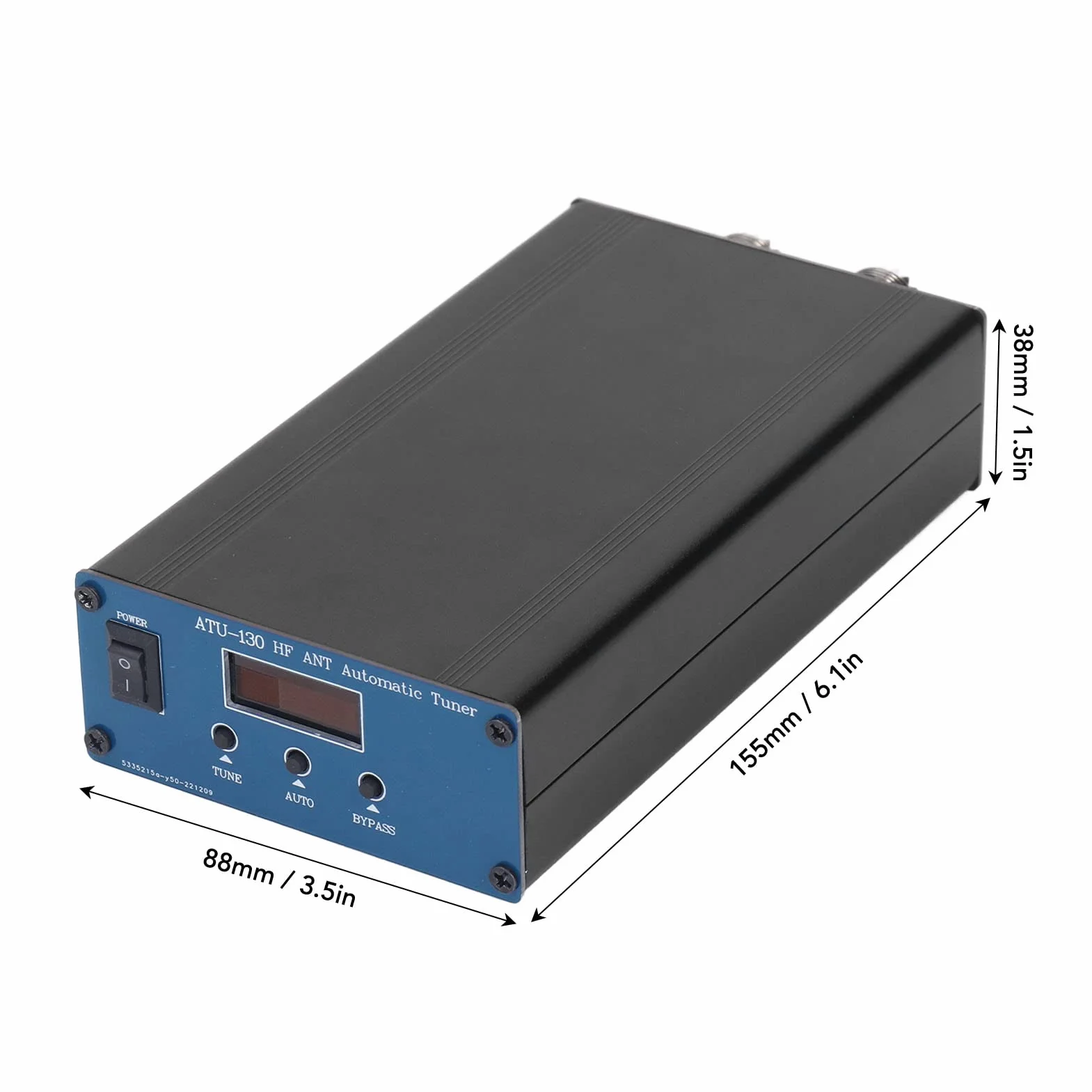 Sintonizzatore Automatico di Antenna ATU-130 1.8-50MHz 200W con Display OLED
