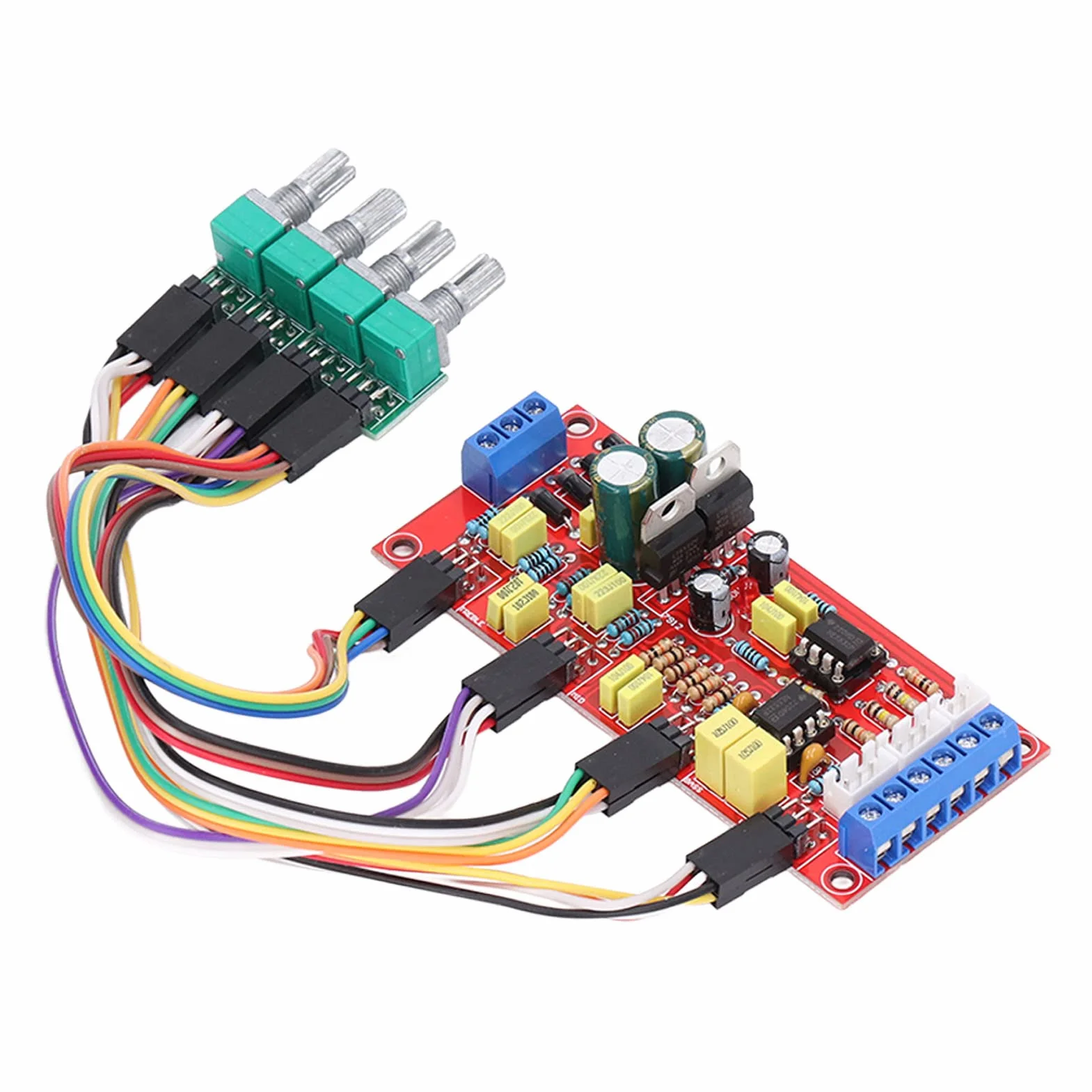 Preamplificatore Audio Professionale PCB con Controllo Volume e Tono Bassi Midrange Alti per Amplificatore Alta Fedeltà