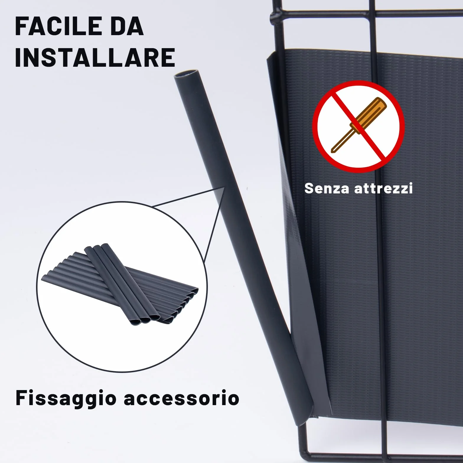 HENG FENG Strisce Frangivista PVC,per Recinzione a Doppio Picchetto 35m x 19cm,450g/m²,Anti-UV,Impermeabile,Antistrappo,Incluse 20 Clip–Protezione Privacy per Giardino e Balcone (Antracite)