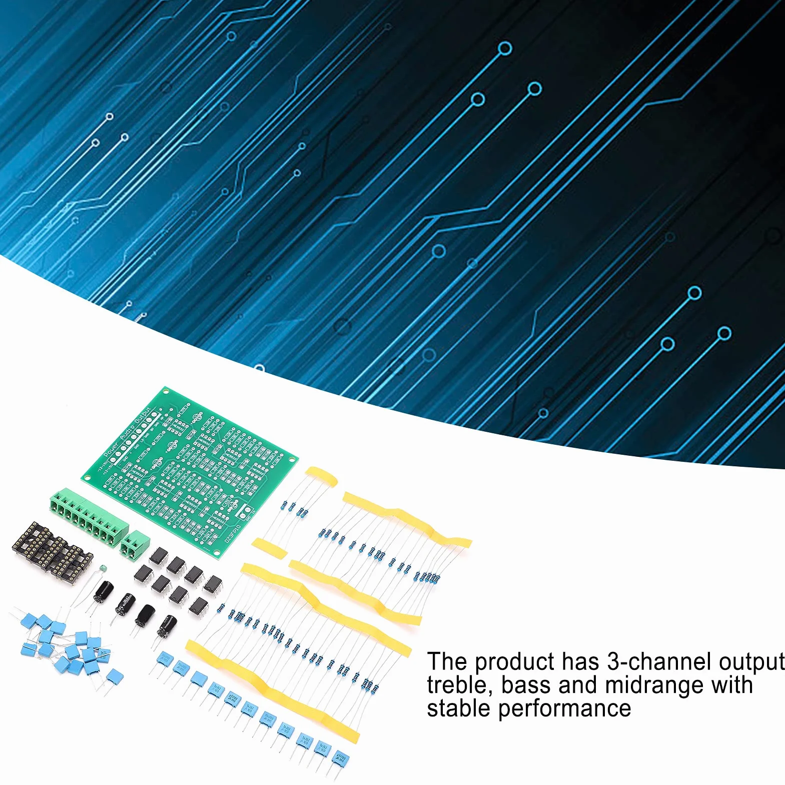 Modulo preamplificatore NE5532 uscita a 3 stabile