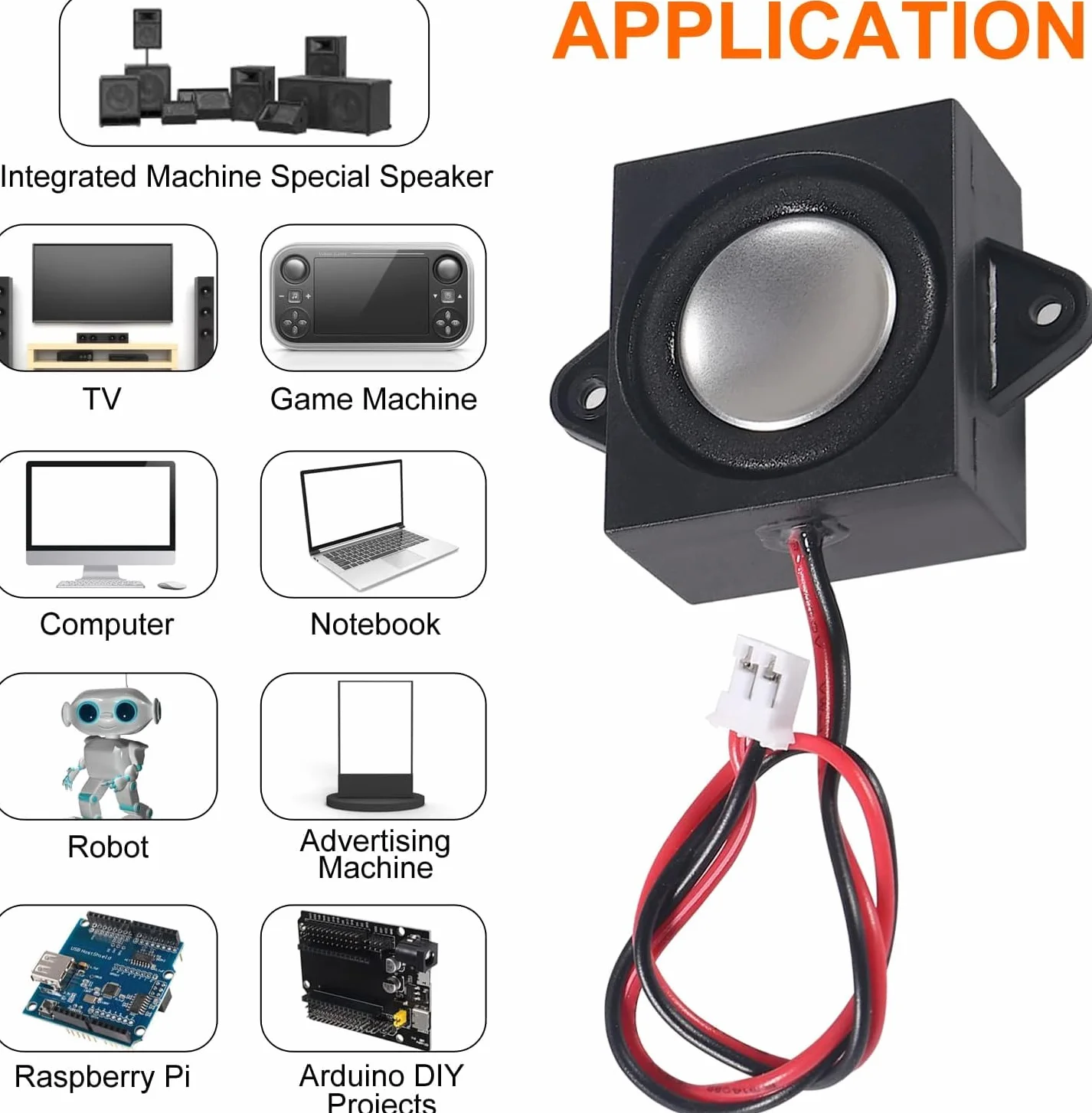 Mini Altoparlante 3W 8 Ohm Portatile a Cavità Singola per Progetti Elettronici Arduino Raspberry Pi