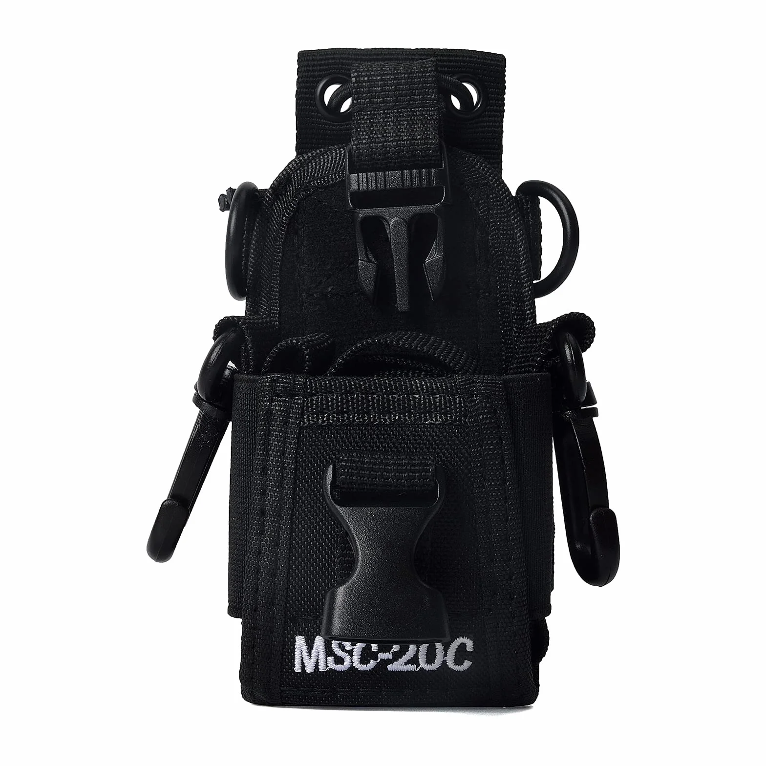Custodia multifunzione per radio walkie-talkie polizia in nylon regolabile Motorola Kenwood Midland Baofeng