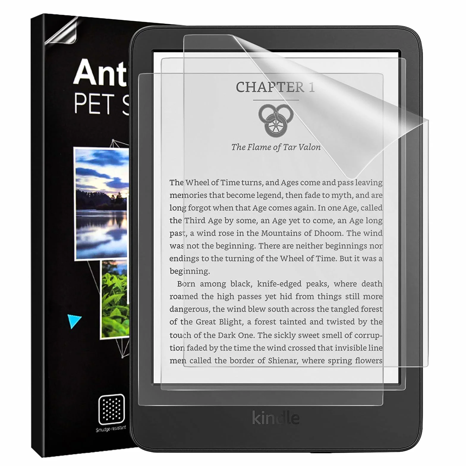 TiMOVO 3 Pacchetti Pellicola Protettiva Antiriflesso per Kindle 11a/10a Generazione 6 Pollici 2024/2022/2019 Opaca Pet Antigraffio