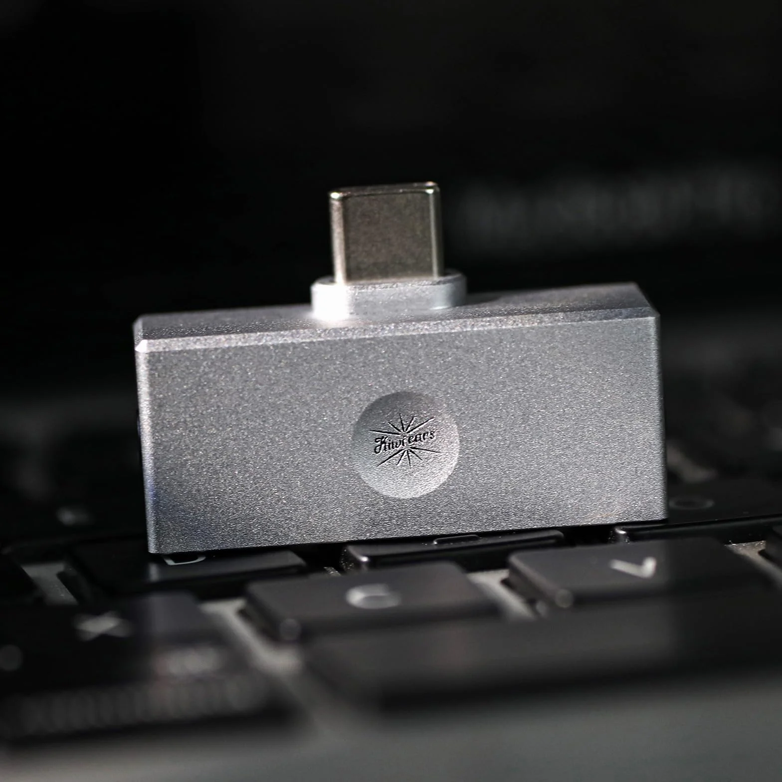 Kiwi Ears Allegro Mini Portable DAC USB C na 3,5/4,4 mm, 32bit/384 kHz, amplificatore per cuffie HiFi (Argento)
