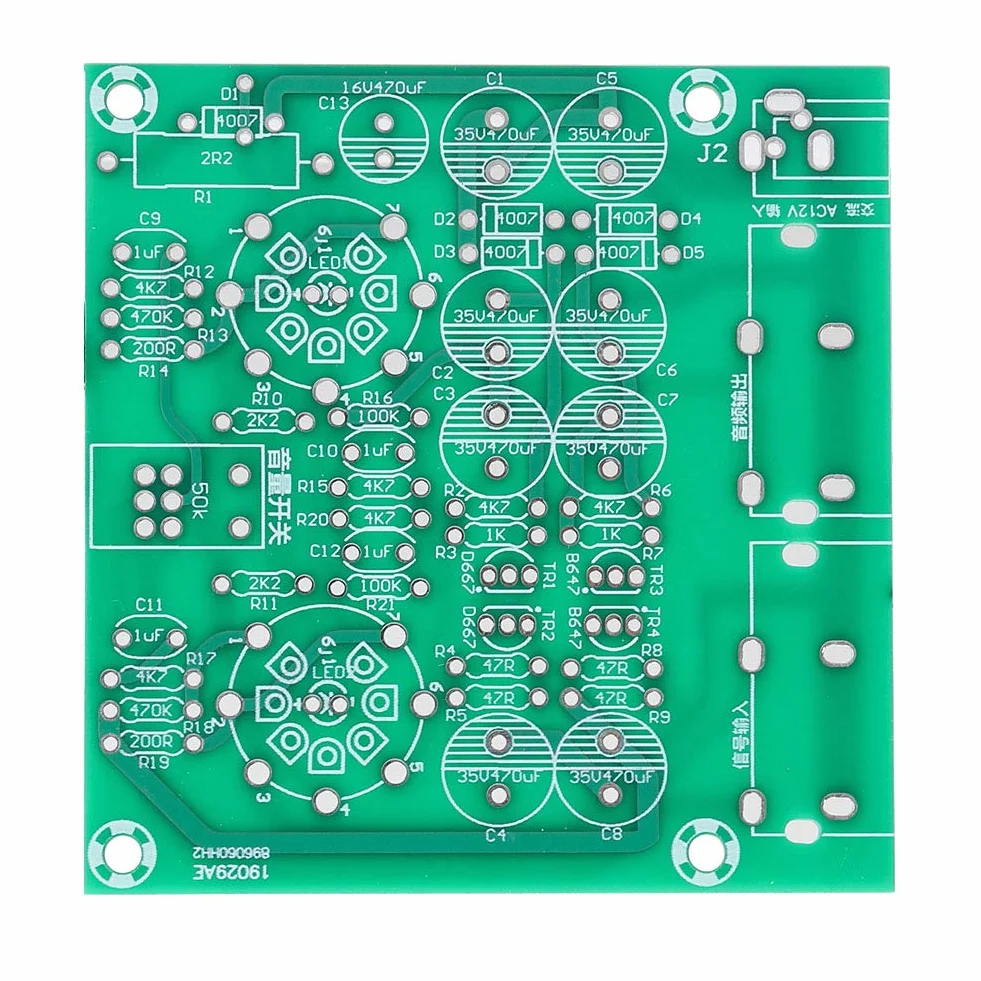 Kit Amplificatore Valvolare 6J1 6J I Preamplificatore Valvolare Stereo Bile Scheda Preamplificatore Buffer Effector Fai da Te