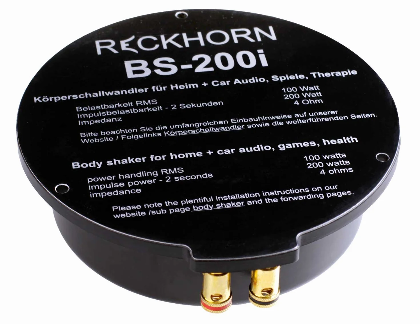 Reckhorn Bassshaker trasduttore sonoro per home theater, Playseats