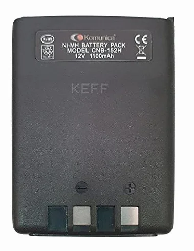 Pacco Batteria Ricaricabile Ni-Mh 12V 1100mA/h CNB-152-H Standard Alan Rexon