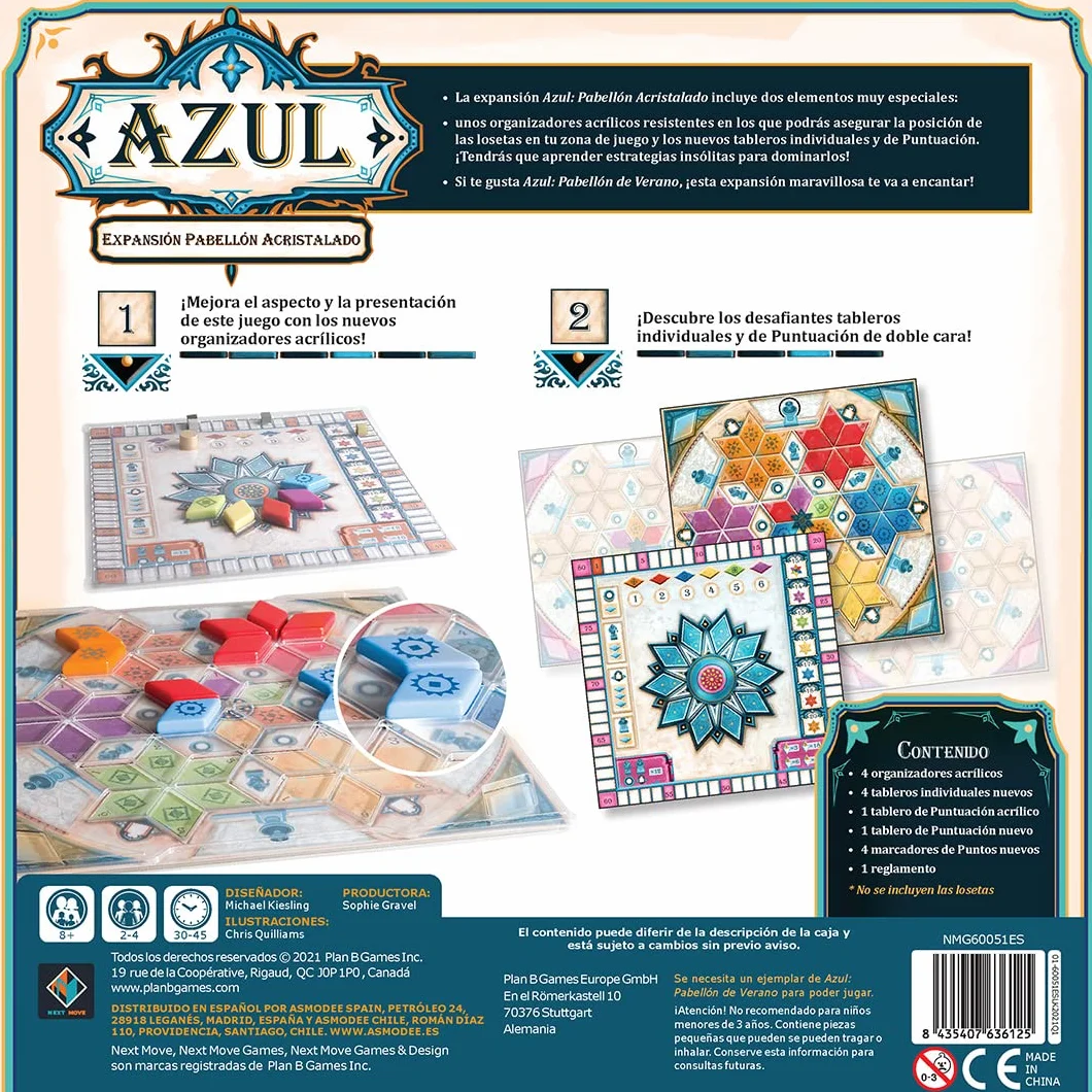 ASMODEE JUEGO DE MESA PABELLON ACRISTALADO PEGI 8