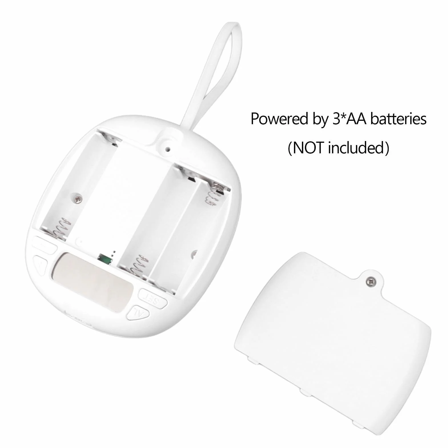Sveglia a Vibrazione LED Silenziosa con Allarme Potente, Bed Shaker per Non Udenti